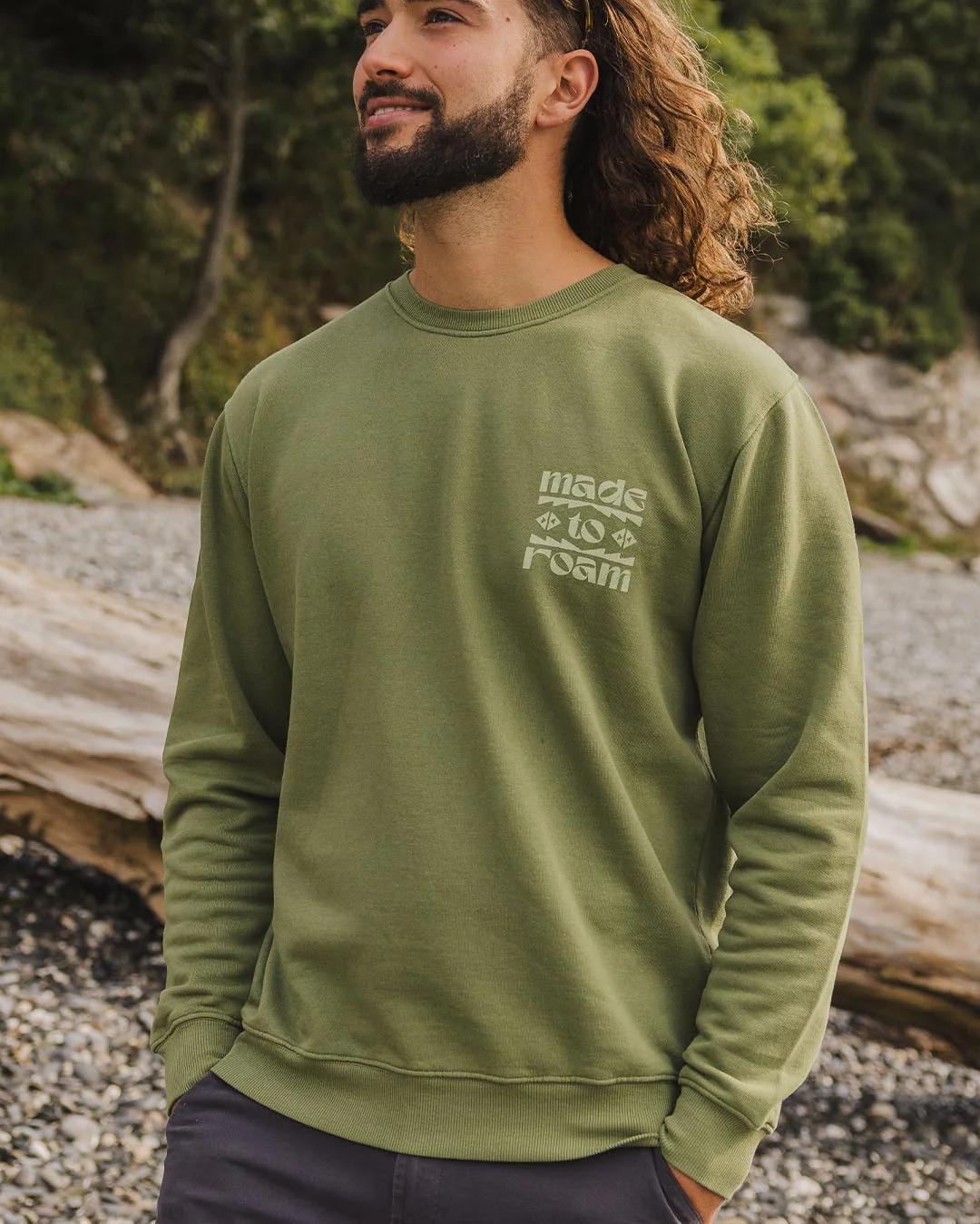 Sunrise Sweatshirt - Loden Green - Image 3