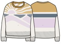 Sunsets Oversized Knitted Jumper - Marshmallow - Image 10