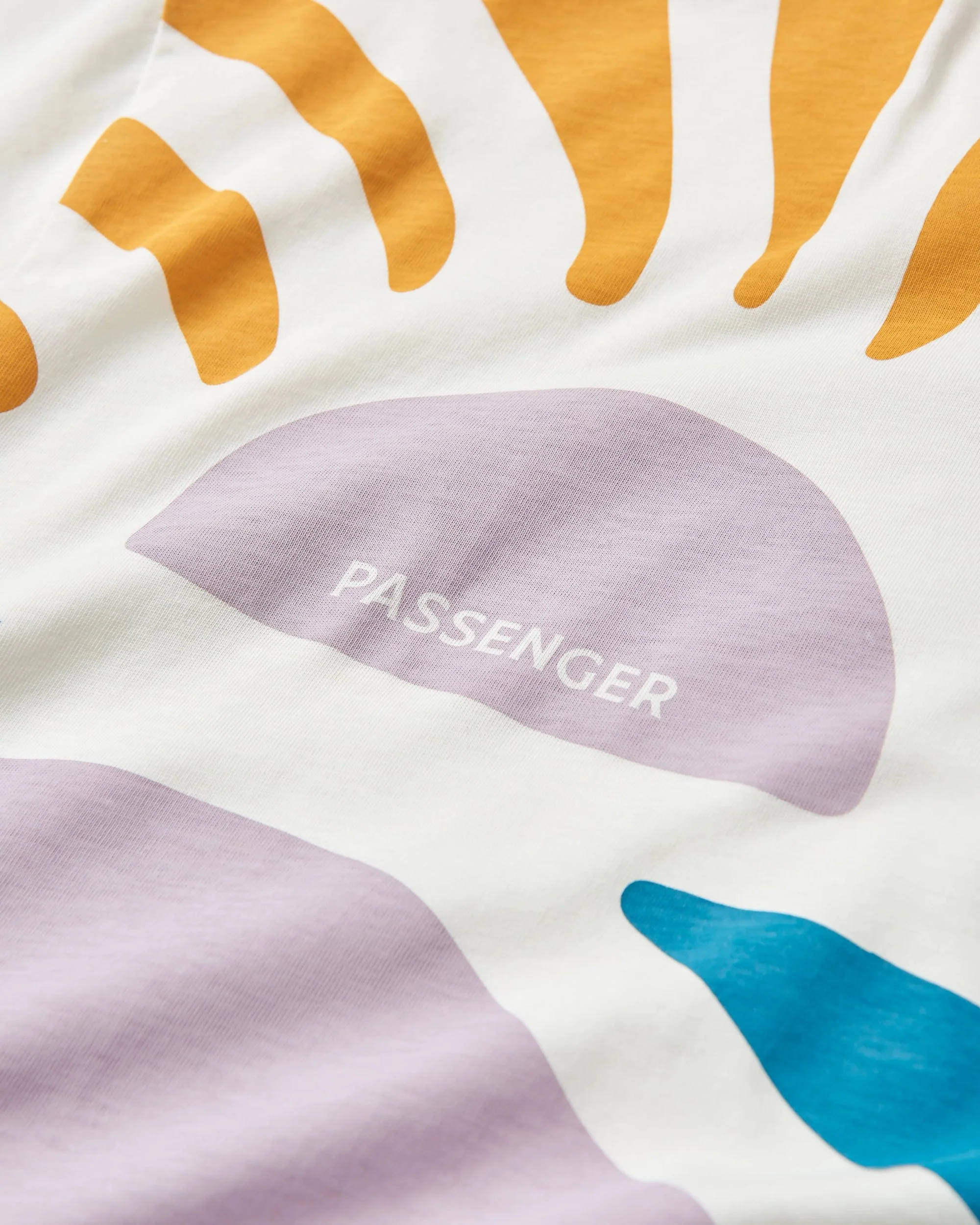 Sunsets Organic Cotton T-Shirt - Marshmallow - Image 3