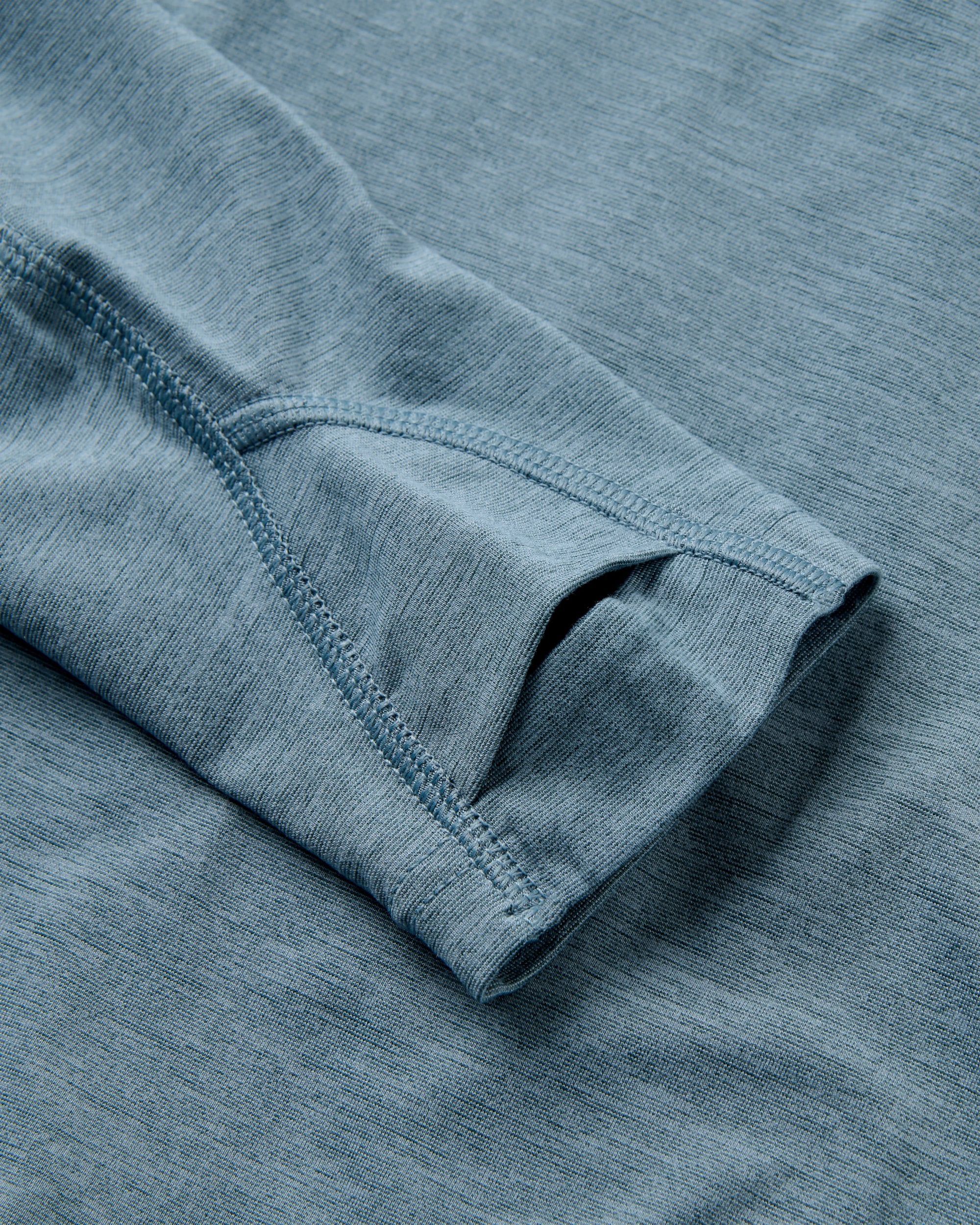 Sunvale Hooded UPF50 LS T-Shirt - Storm Grey Marl - Image 4