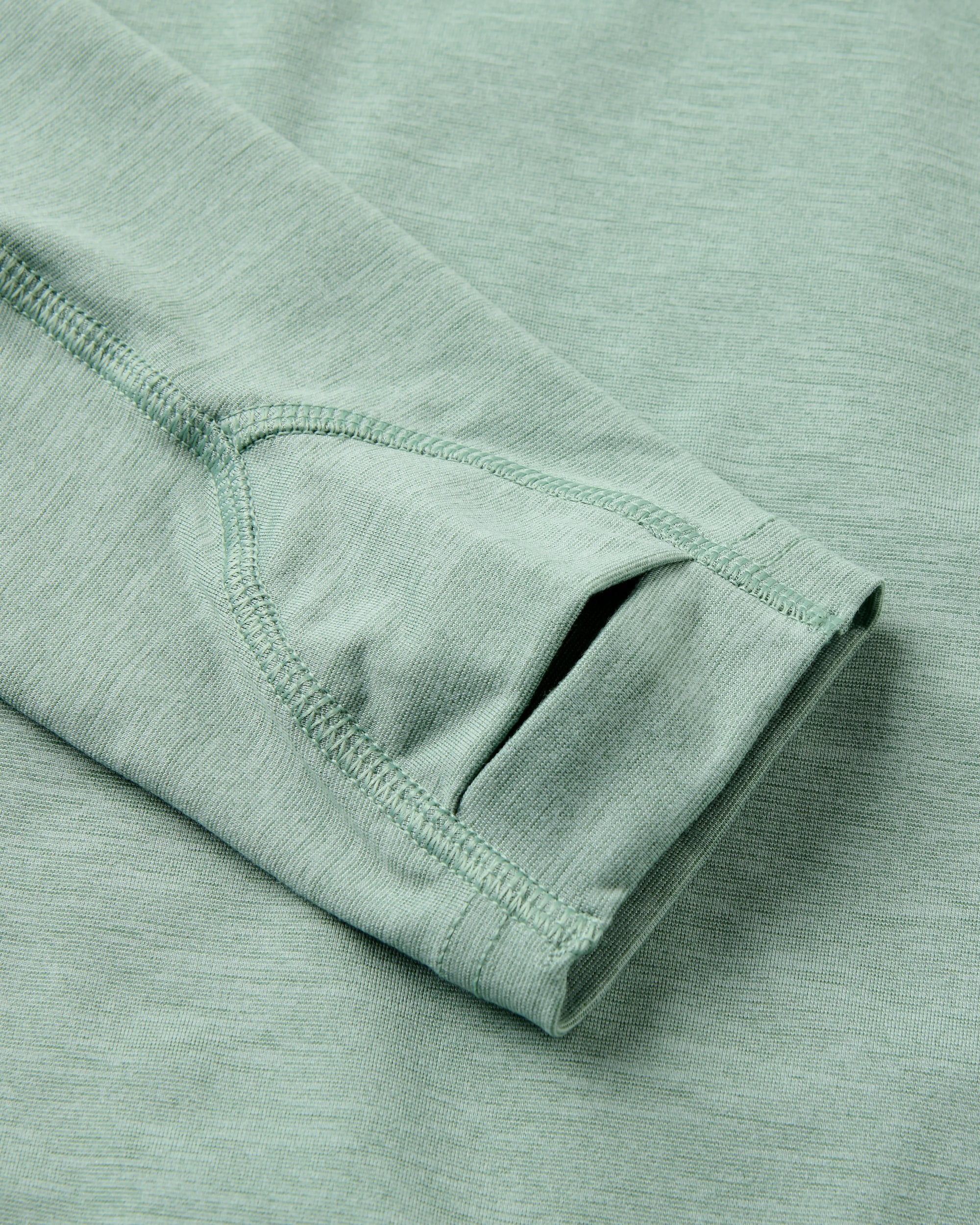 Sunvale Hooded UPF50 LS T-Shirt - Pistachio Marl - Image 4