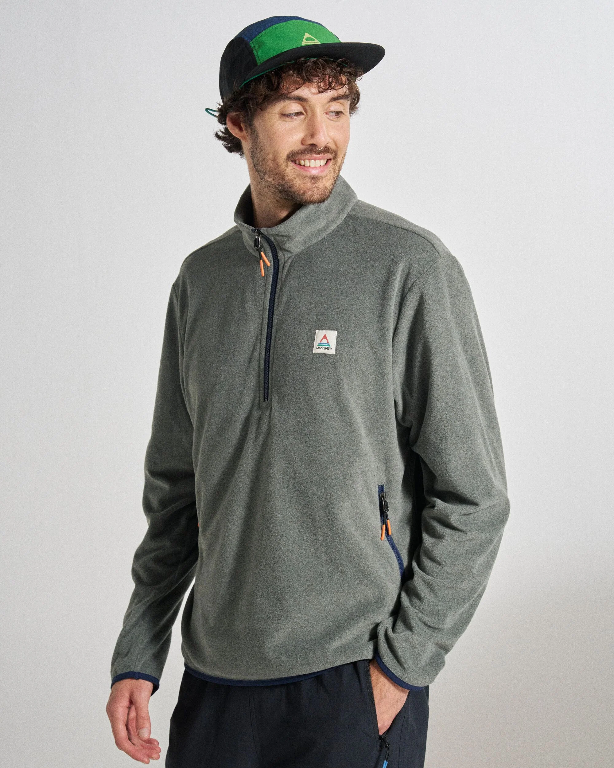 Switchback Micro Polartec® Fleece - Grey Marl 2 - Image 3