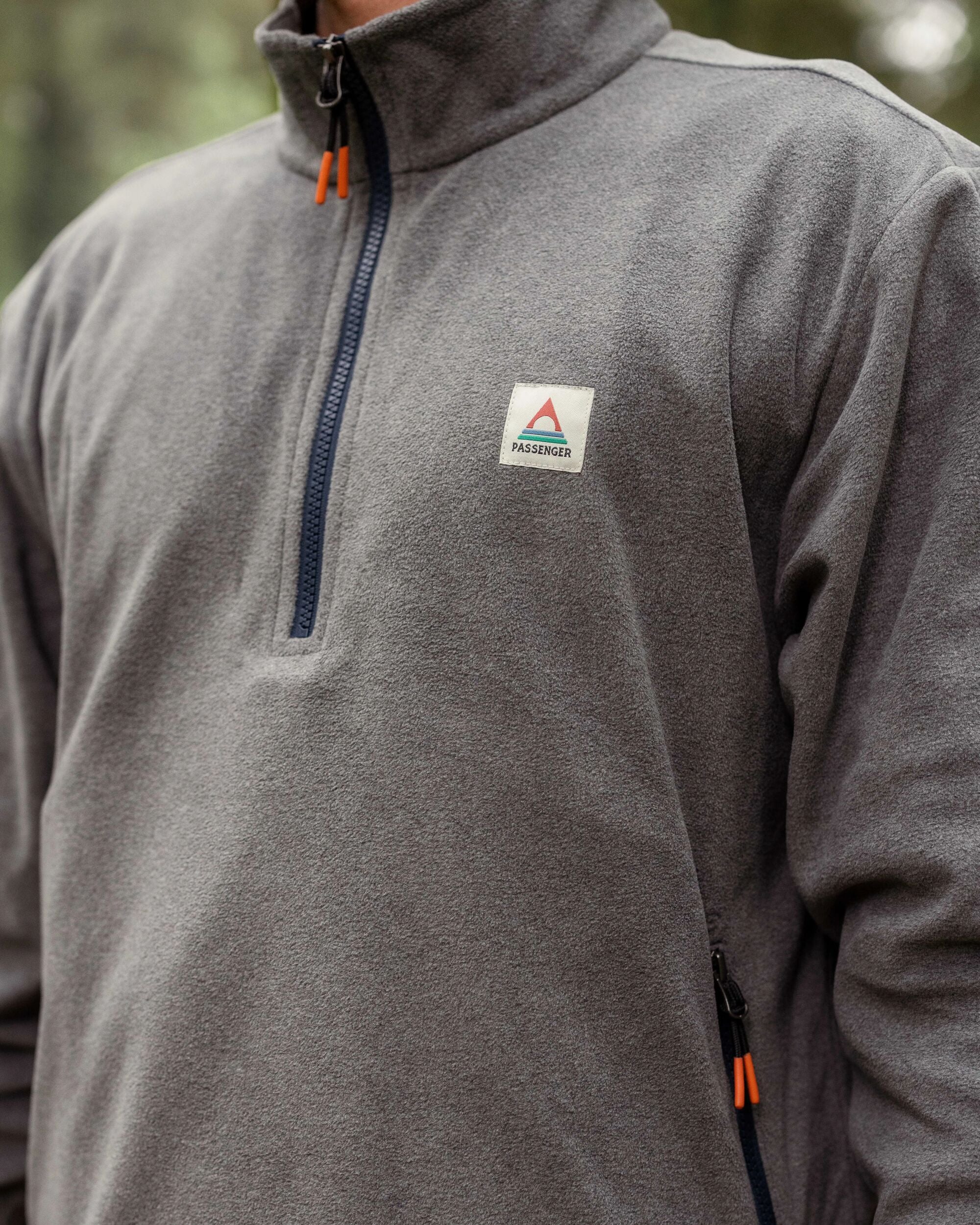 Switchback Micro Polartec® Fleece - Grey Marl 2 - Image 4