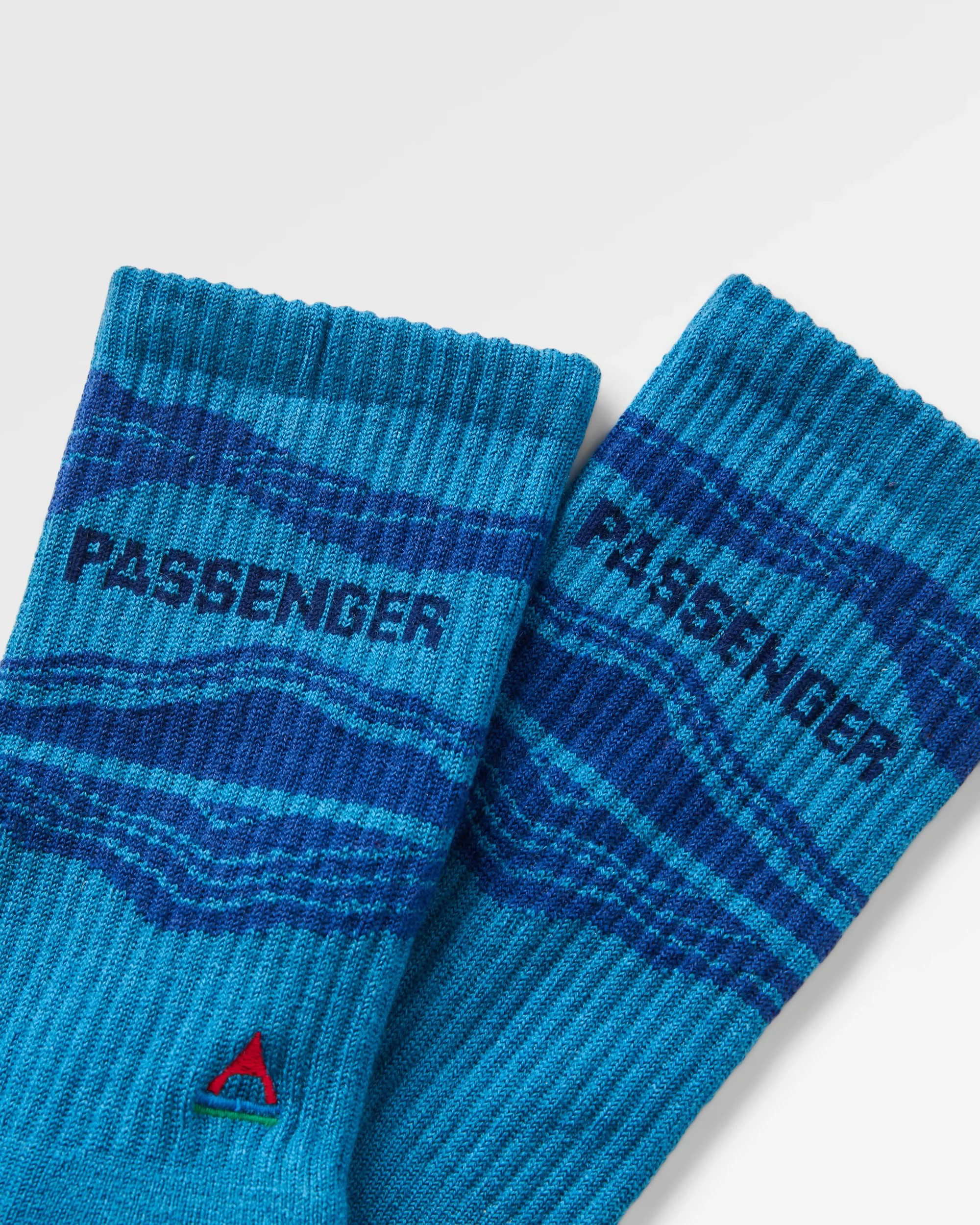 Tahola Merino Socks - Blue Steel - Image 2