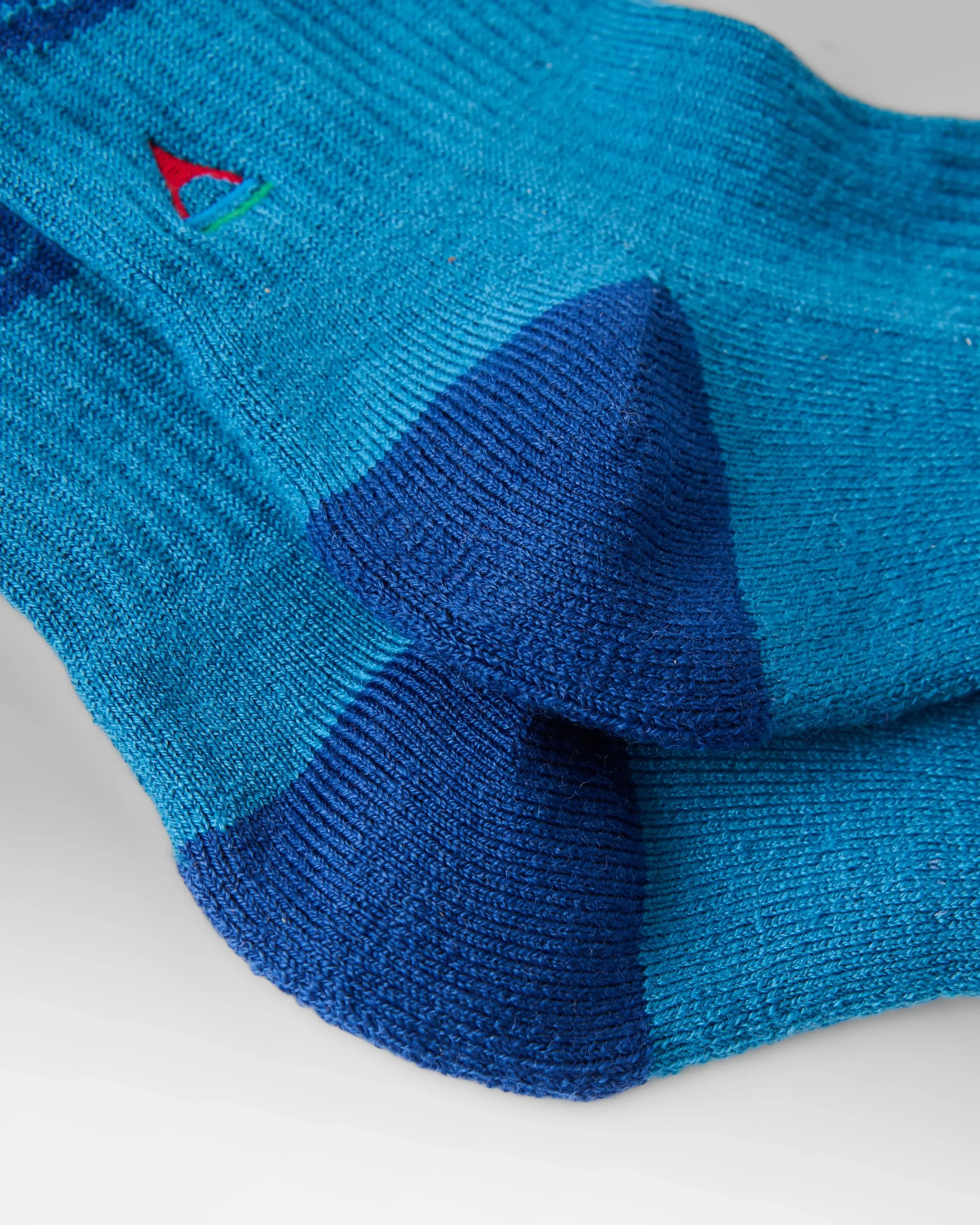 Tahola Merino Socks - Blue Steel - Image 3