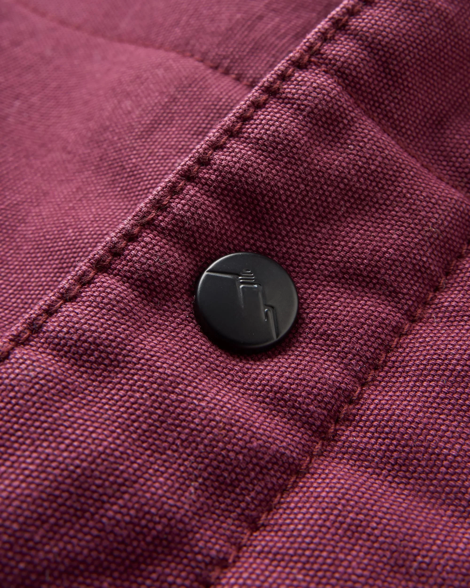 Taranaki Canvas Quilted Overshirt - Fig - Image 3