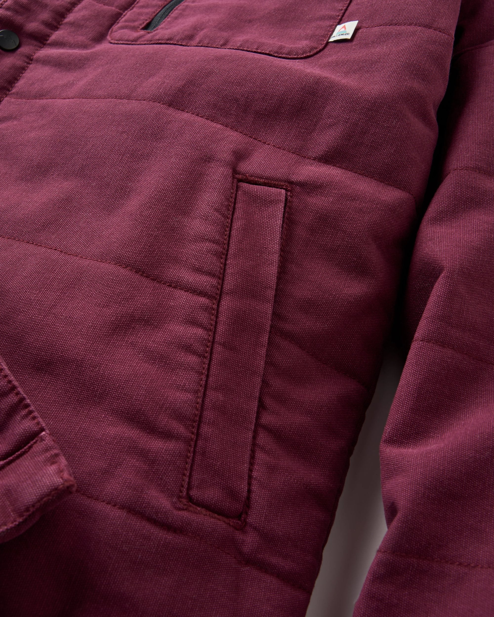 Taranaki Canvas Quilted Overshirt - Fig - Image 4