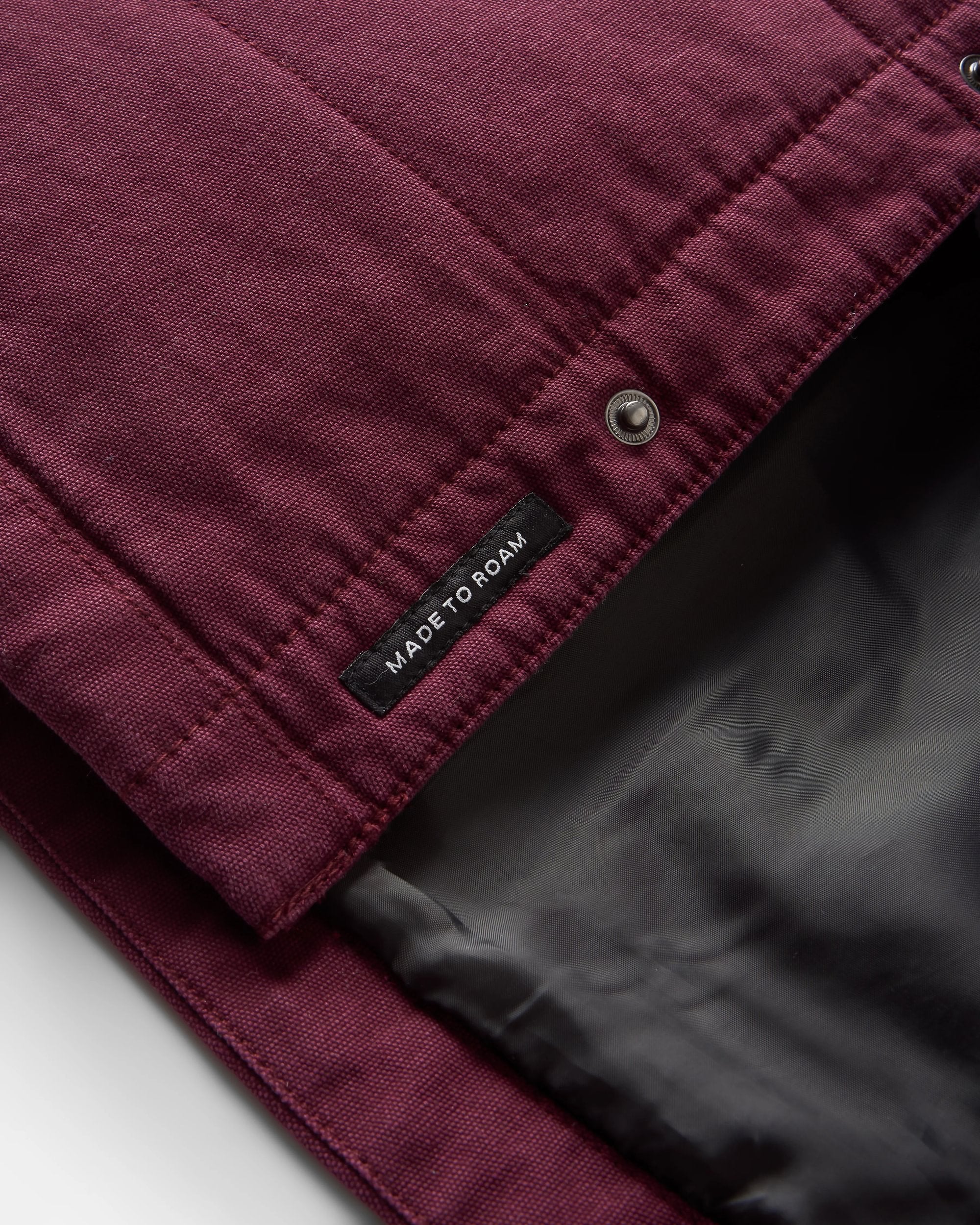 Taranaki Canvas Quilted Overshirt - Fig - Image 5
