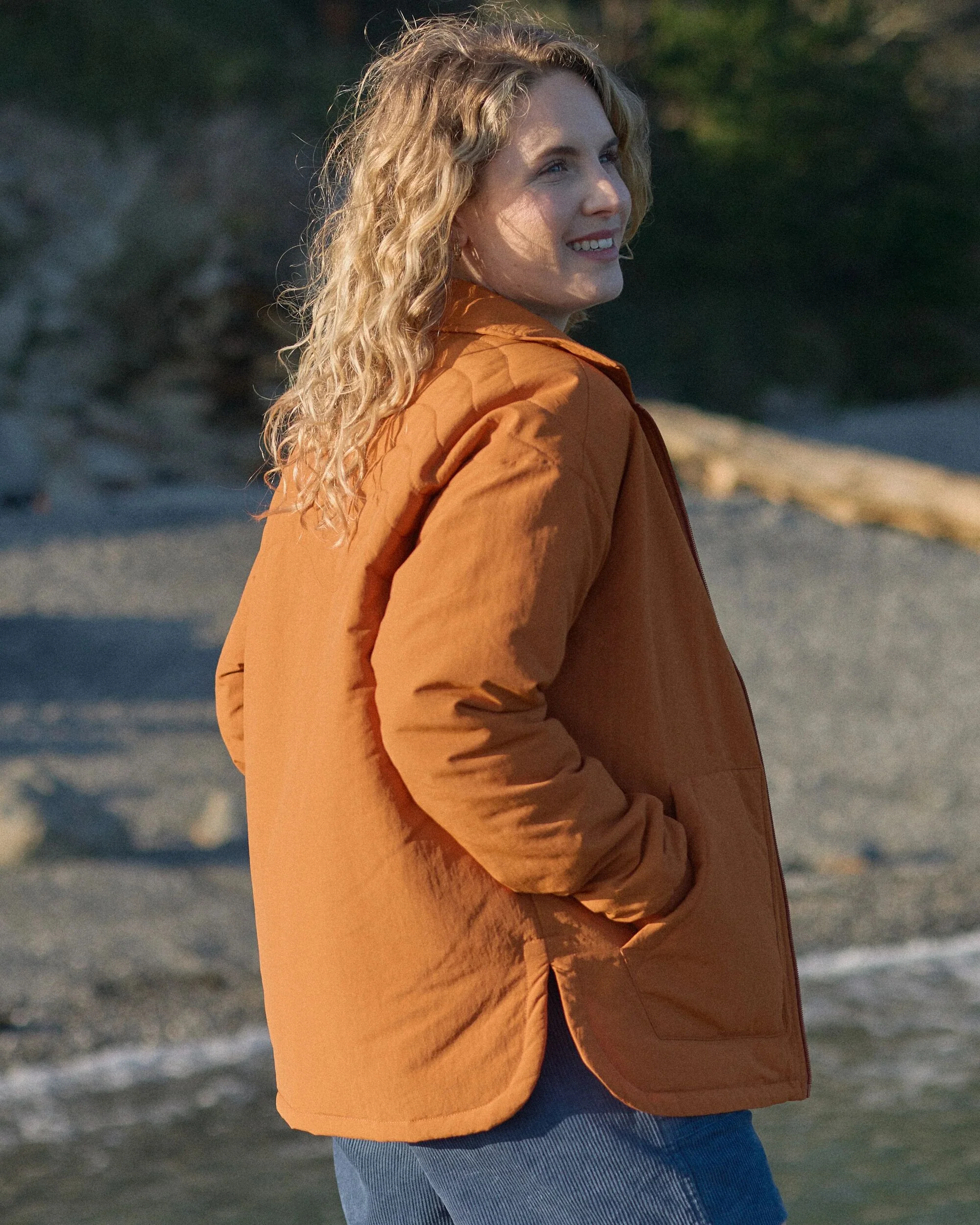 Tasi Insulated Jacket - Sunset Orange - Image 6