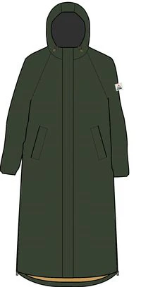 Tasman Long Insulated Jacket - Fir Tree - Image 10