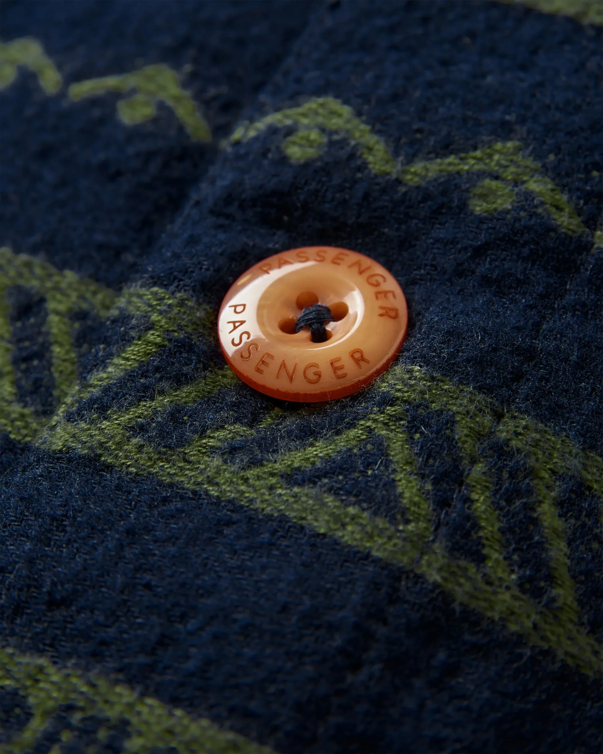 Taupo Organic Cotton Shirt - Rich Navy - Image 7