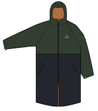 Tempest Waterproof Changing Robe - Fir Tree/ Black - Image 12