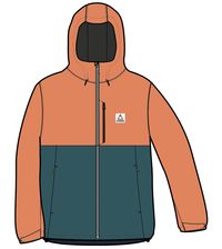 Terrain Insulated Water Resistant Jacket - Corsair Blue/ Apricot - Image 15