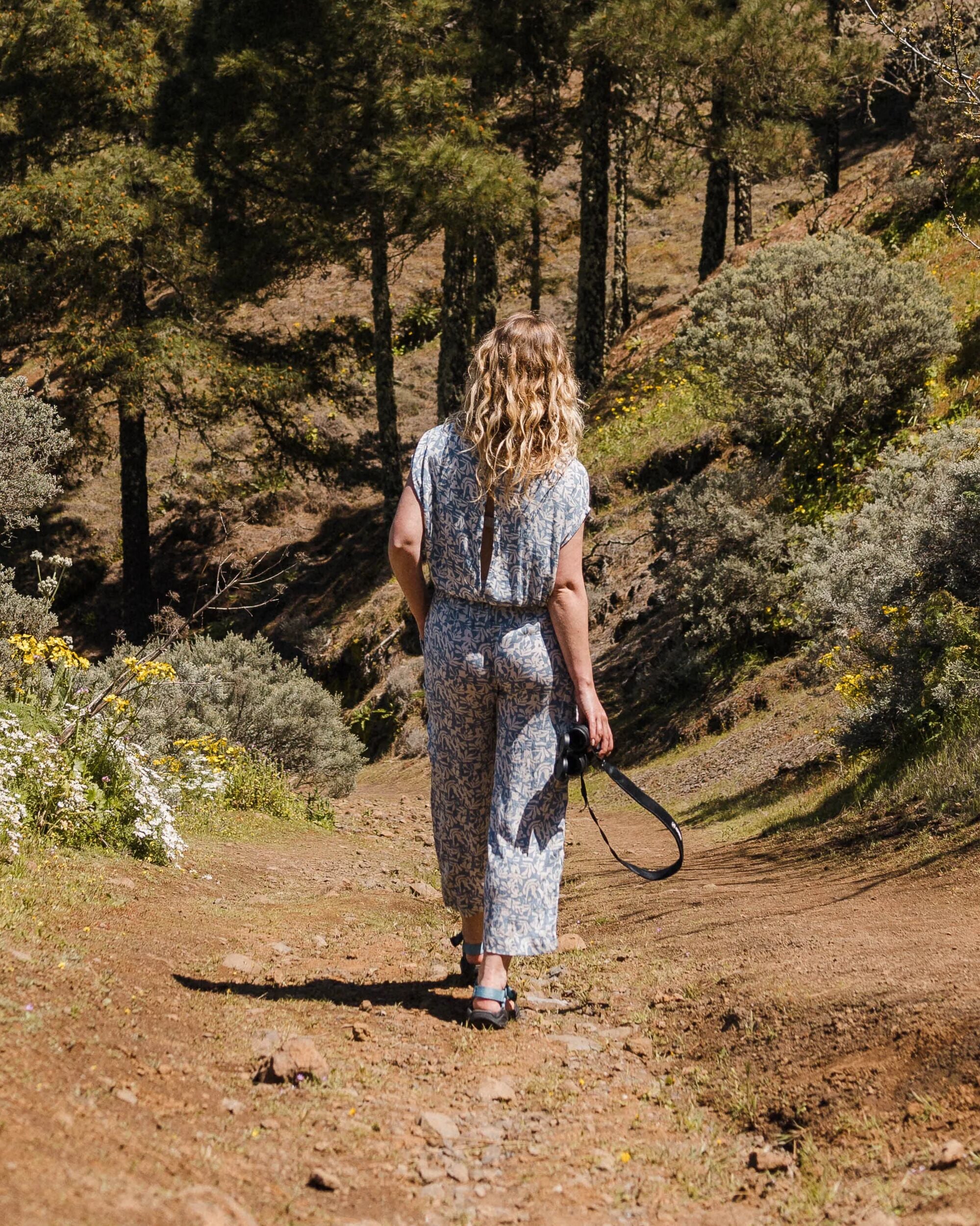 Thimbleberry Jumpsuit - Mountain Foliage Faded Denim - Image 4