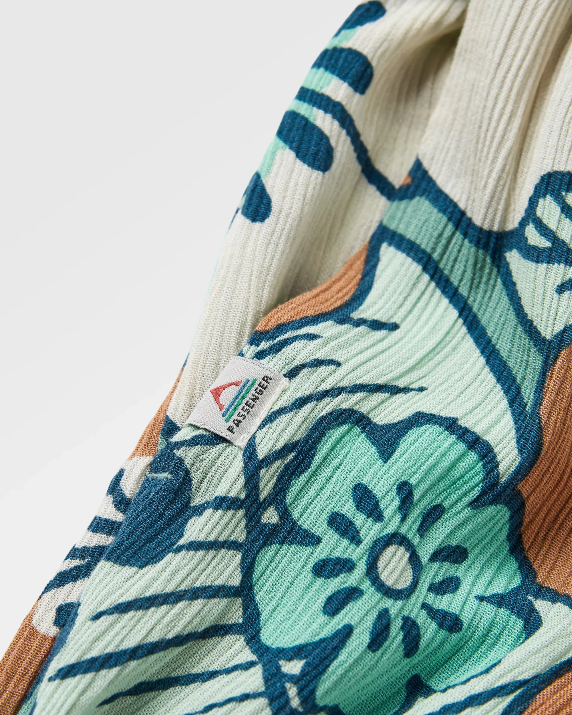 Thimbleberry Jumpsuit - Vintage Floral Aqua - Image 6
