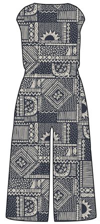 Thimbleberry Jumpsuit - Vintage Patchwork Navy - Image 9