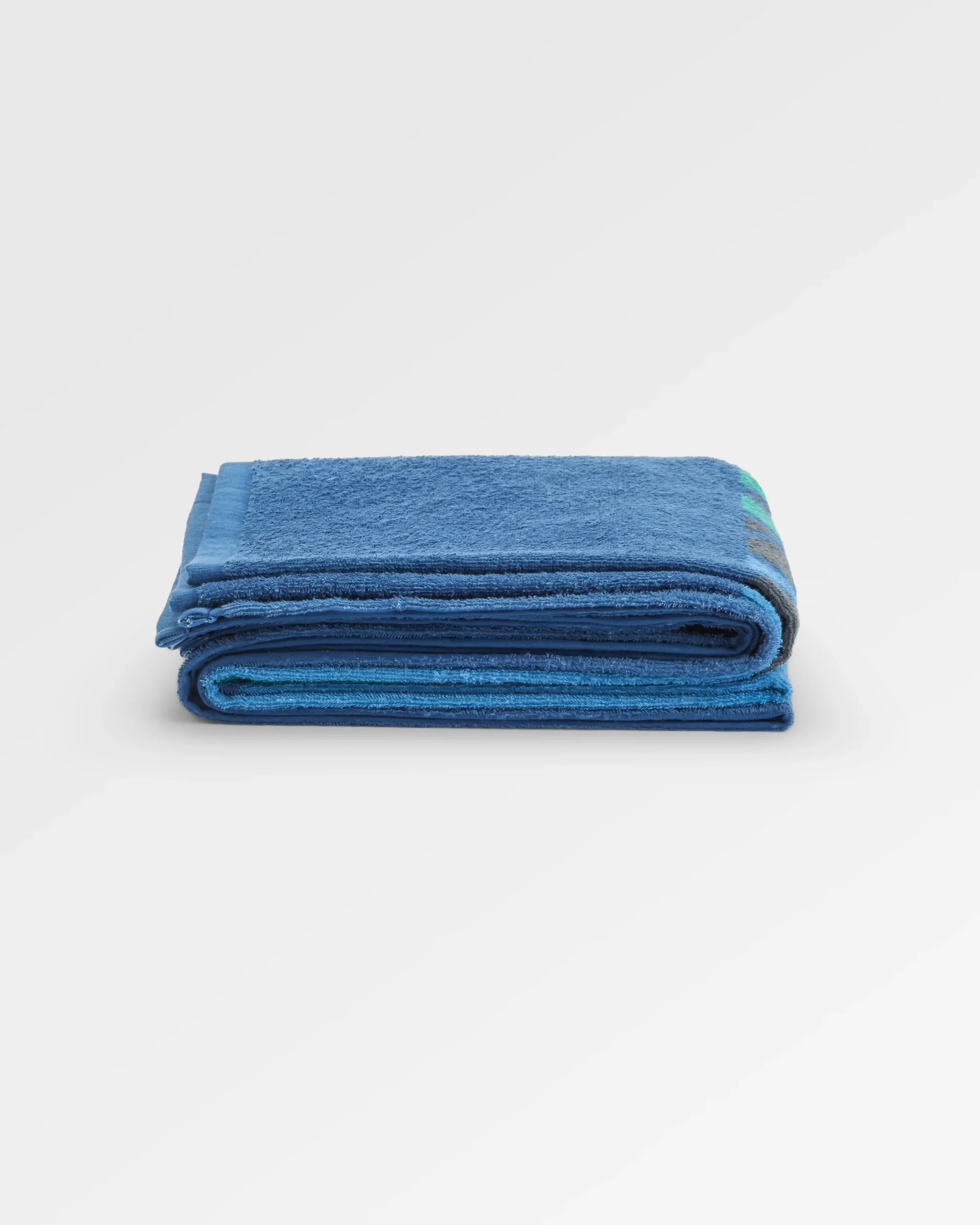 Tideline Organic Cotton Beach Towel - Dark Denim - Image 5
