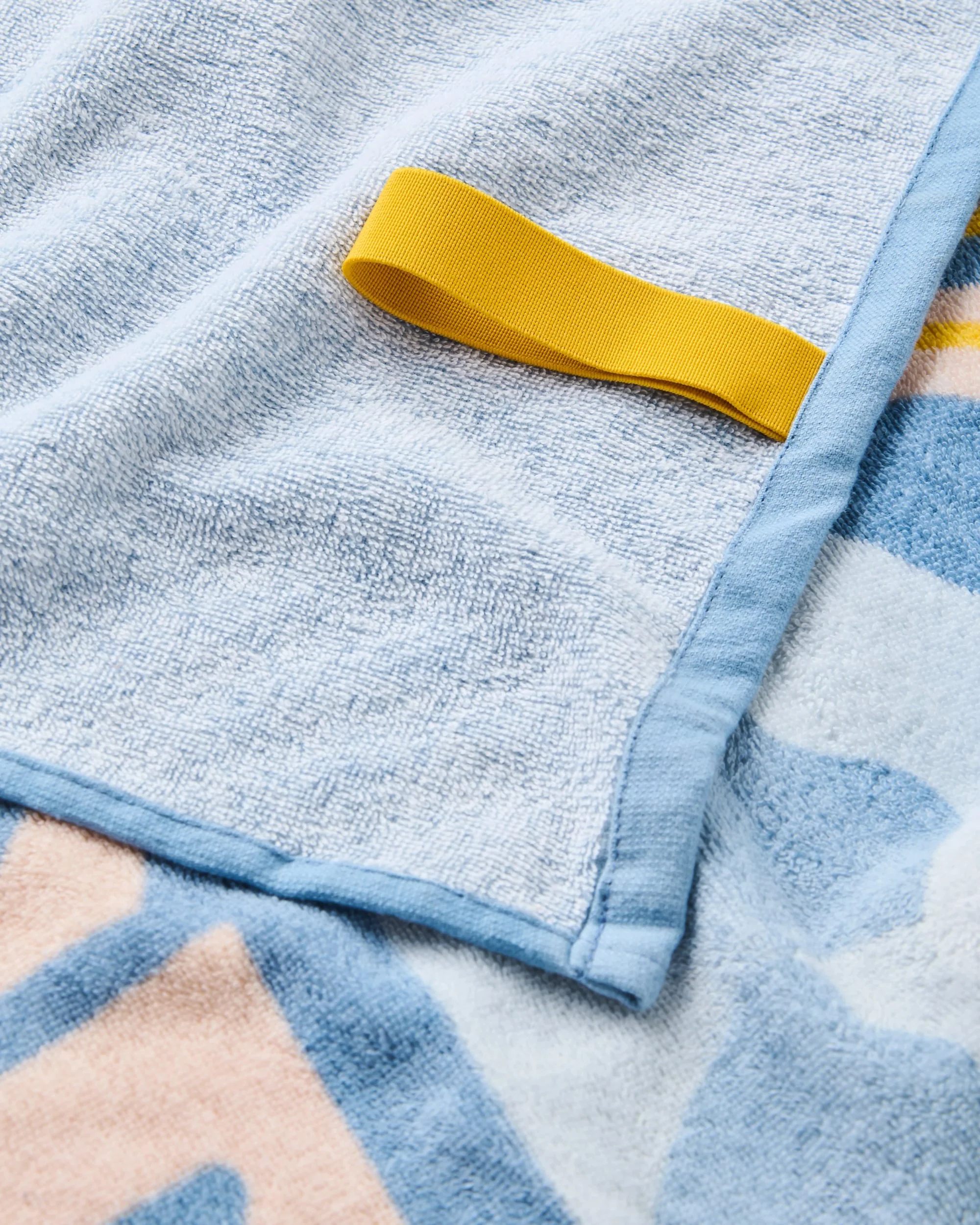Tideline Organic Cotton Beach Towel - Faded Denim - Image 7