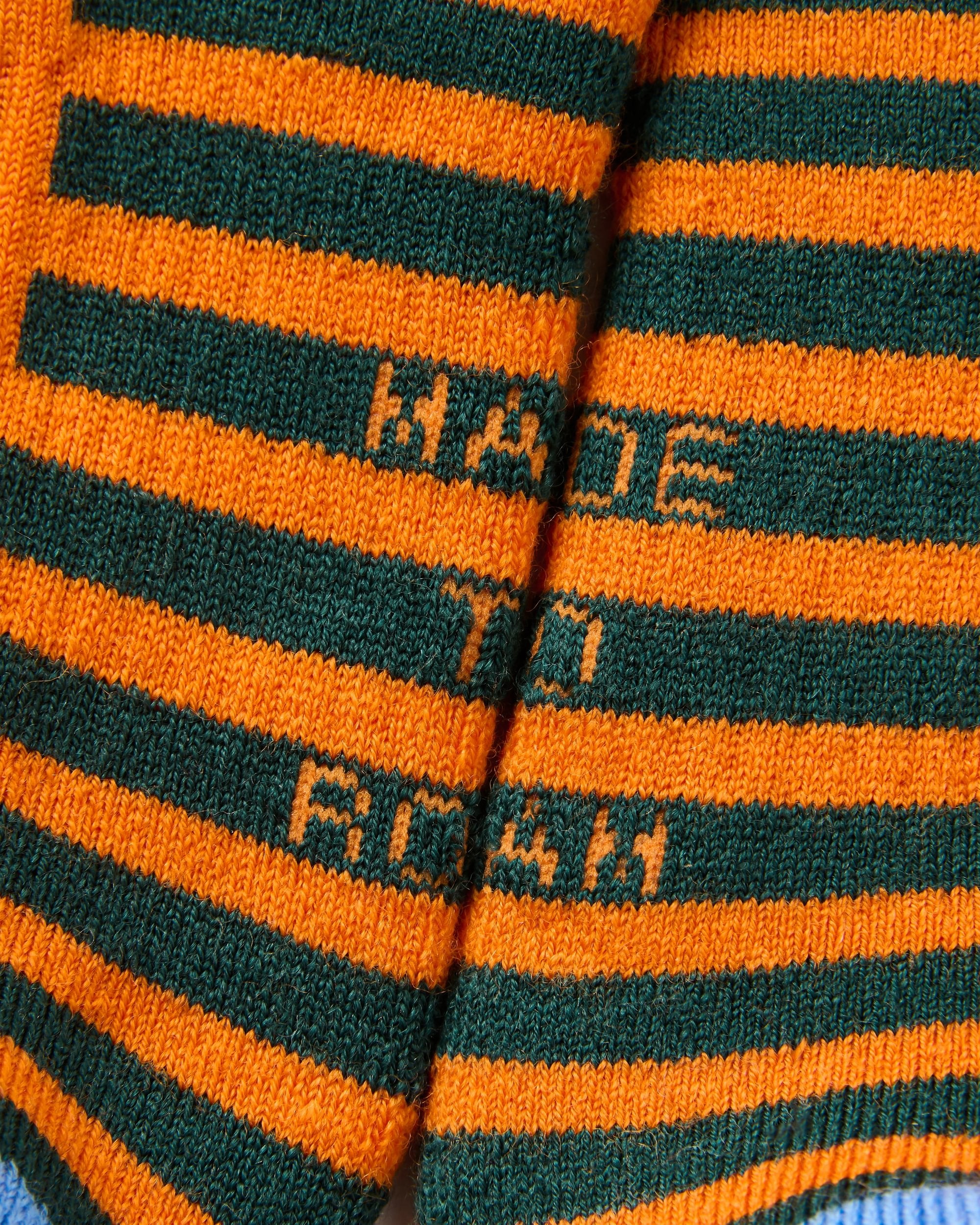 Tillamock Merino Active Quarter Sock - Bright Orange - Image 4