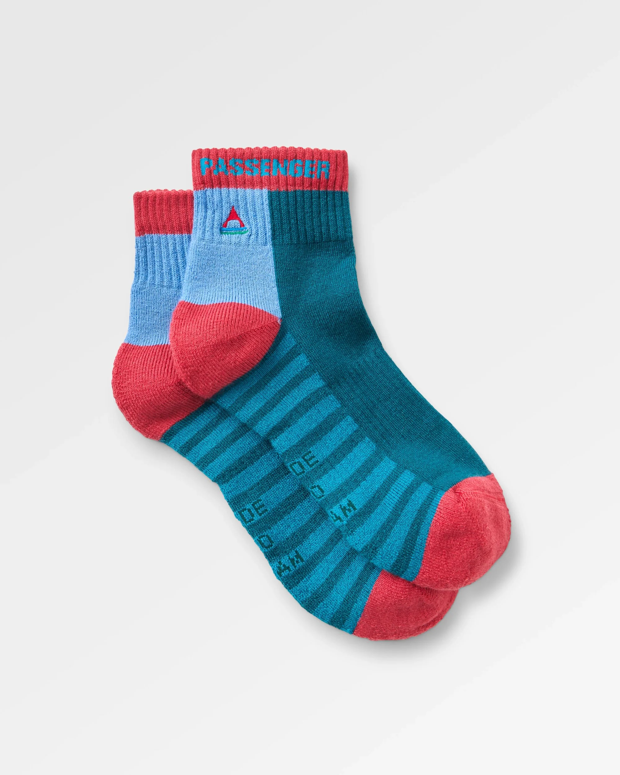 Tillamock Merino Active Quarter Sock - Mediterranean