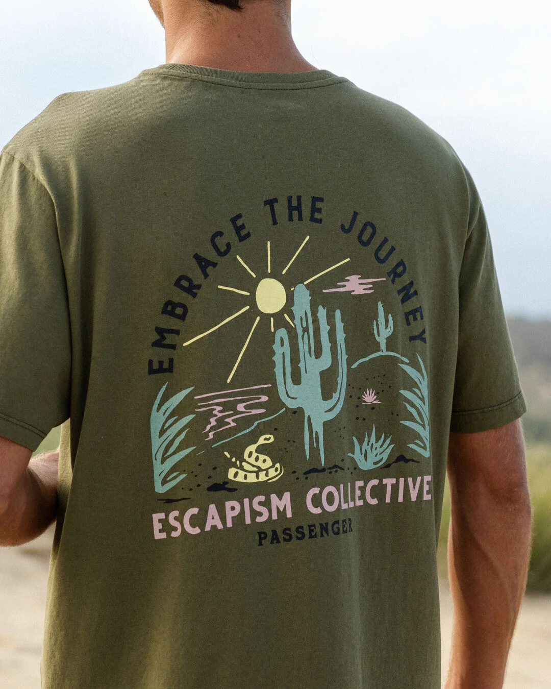 Tizana T-Shirt - Khaki - Image 3