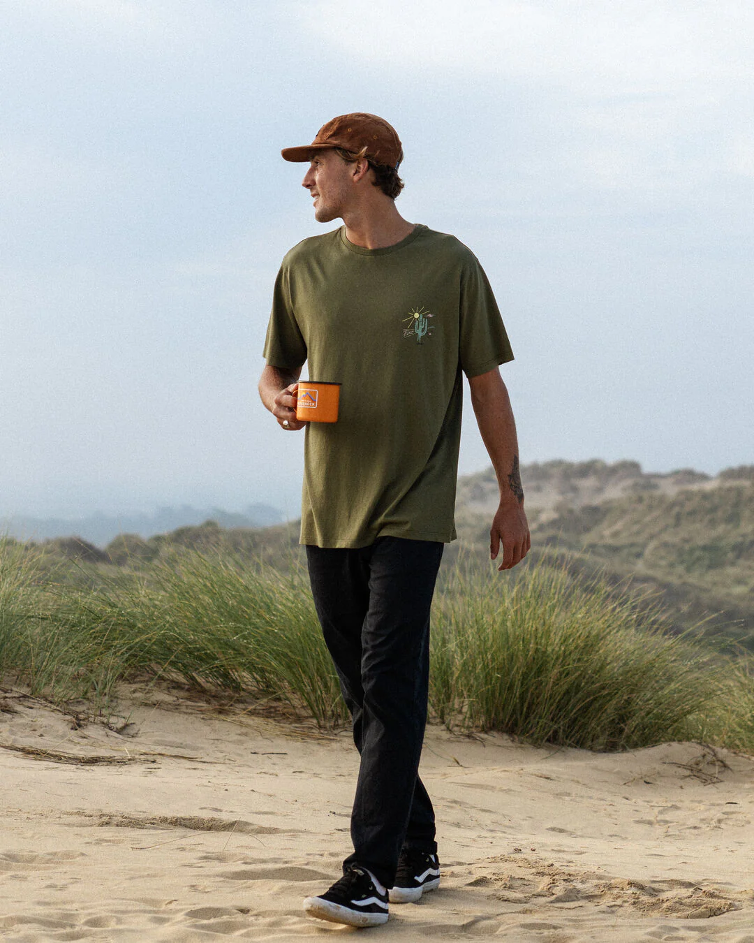 Tizana T-Shirt - Khaki - Image 5