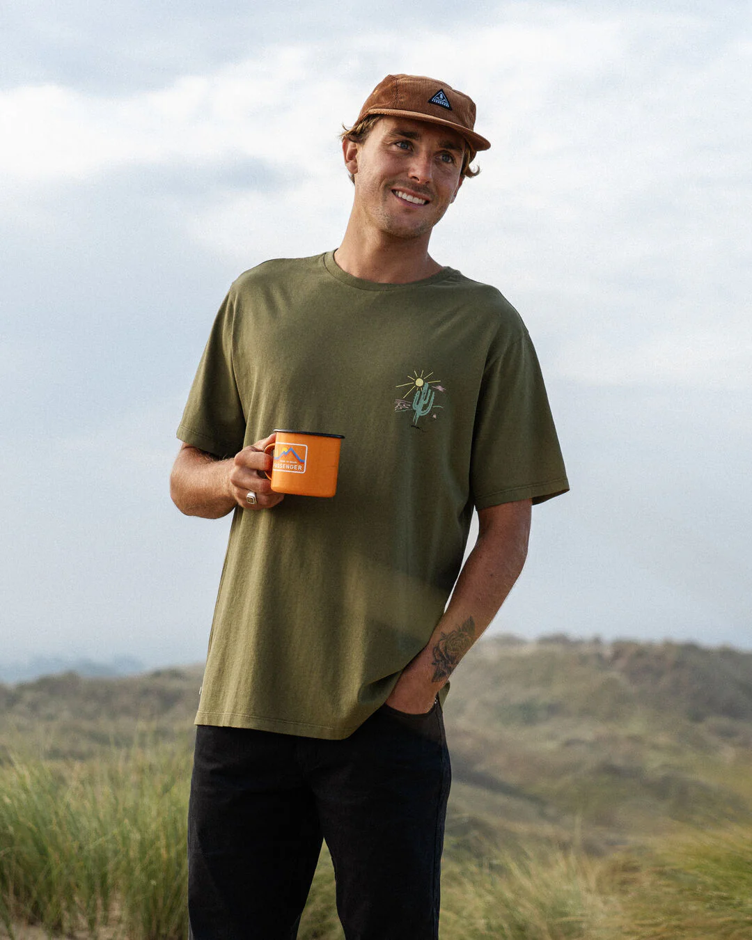 Tizana T-Shirt - Khaki - Image 6