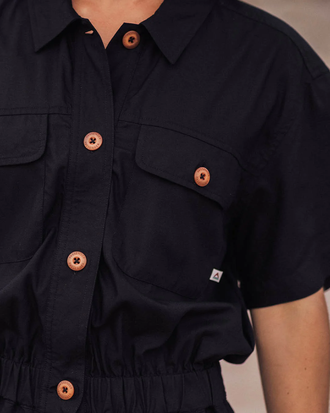 Topaz Short Boiler Suit - Black - Image 3