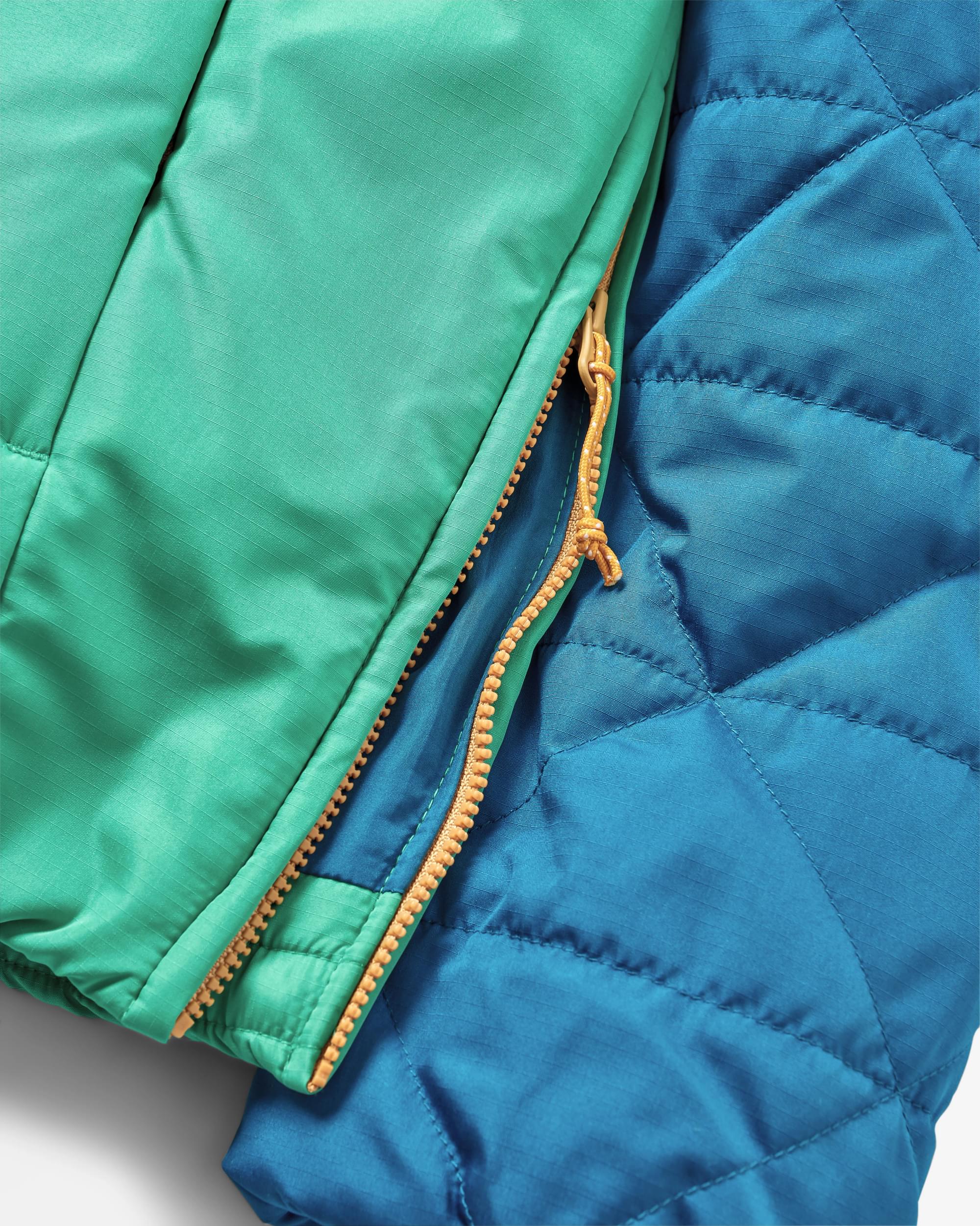 Trace Thermore® Insulated Jacket - Corsair Blue/ Jungle Green - Image 8