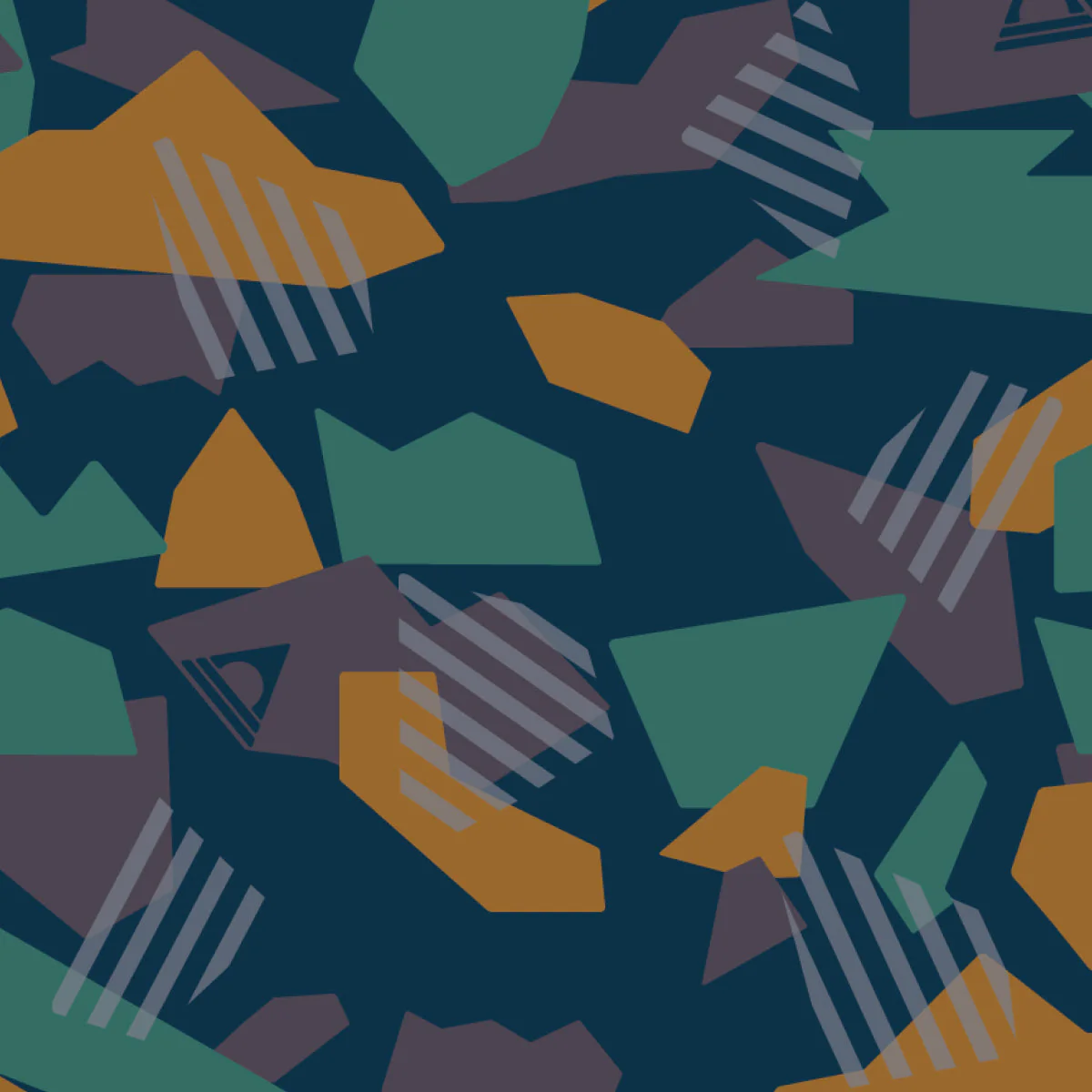 Trail Gaiter - Deep Blue Camo Pattern - Image 6