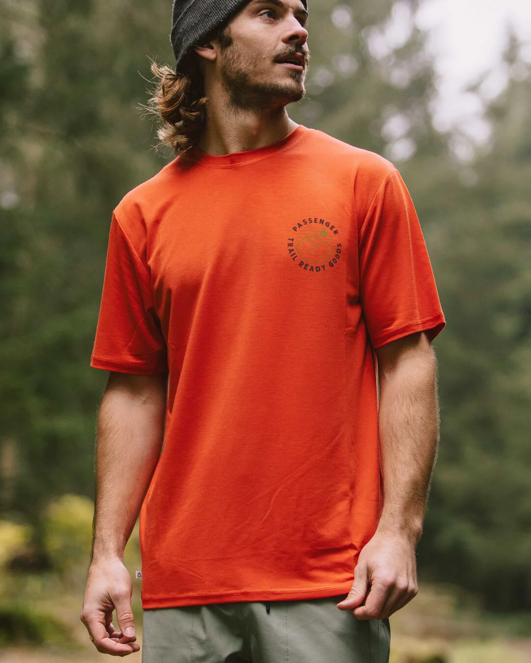 Trail Active T-Shirt - Warm Orange - Image 2