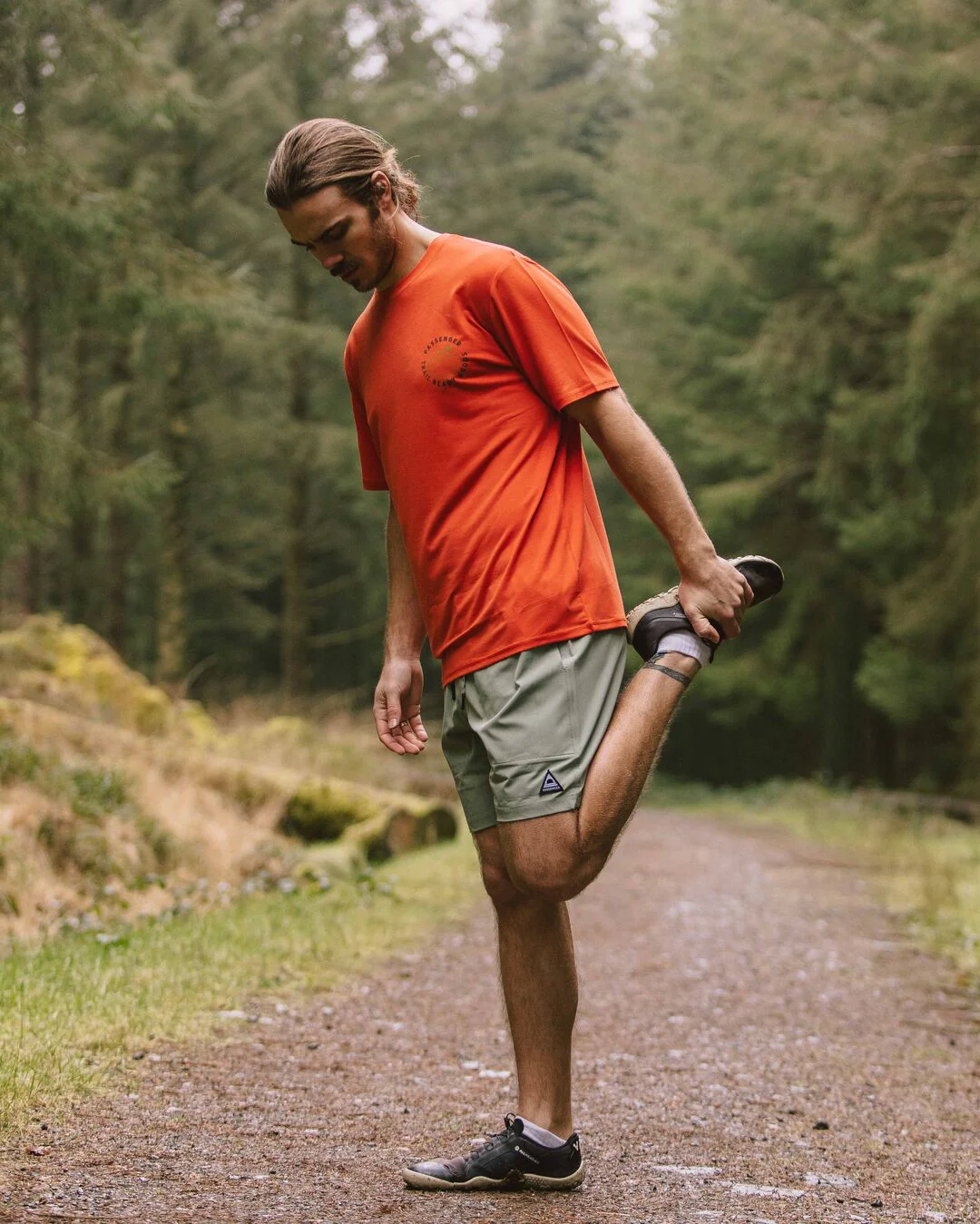 Trail Active T-Shirt - Warm Orange - Image 4