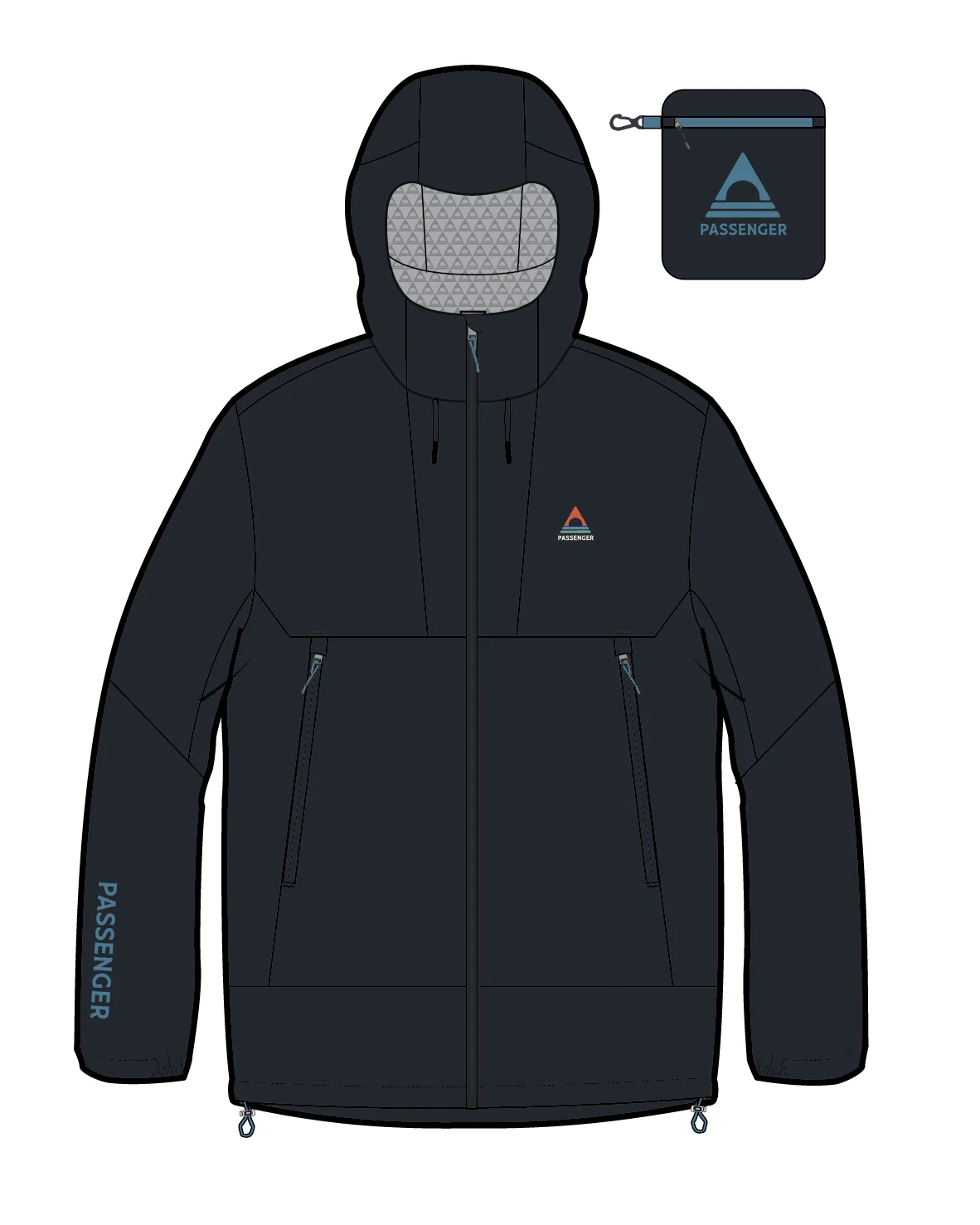 Trailscape Light Women's Waterproof Jacket - Black - Image 12