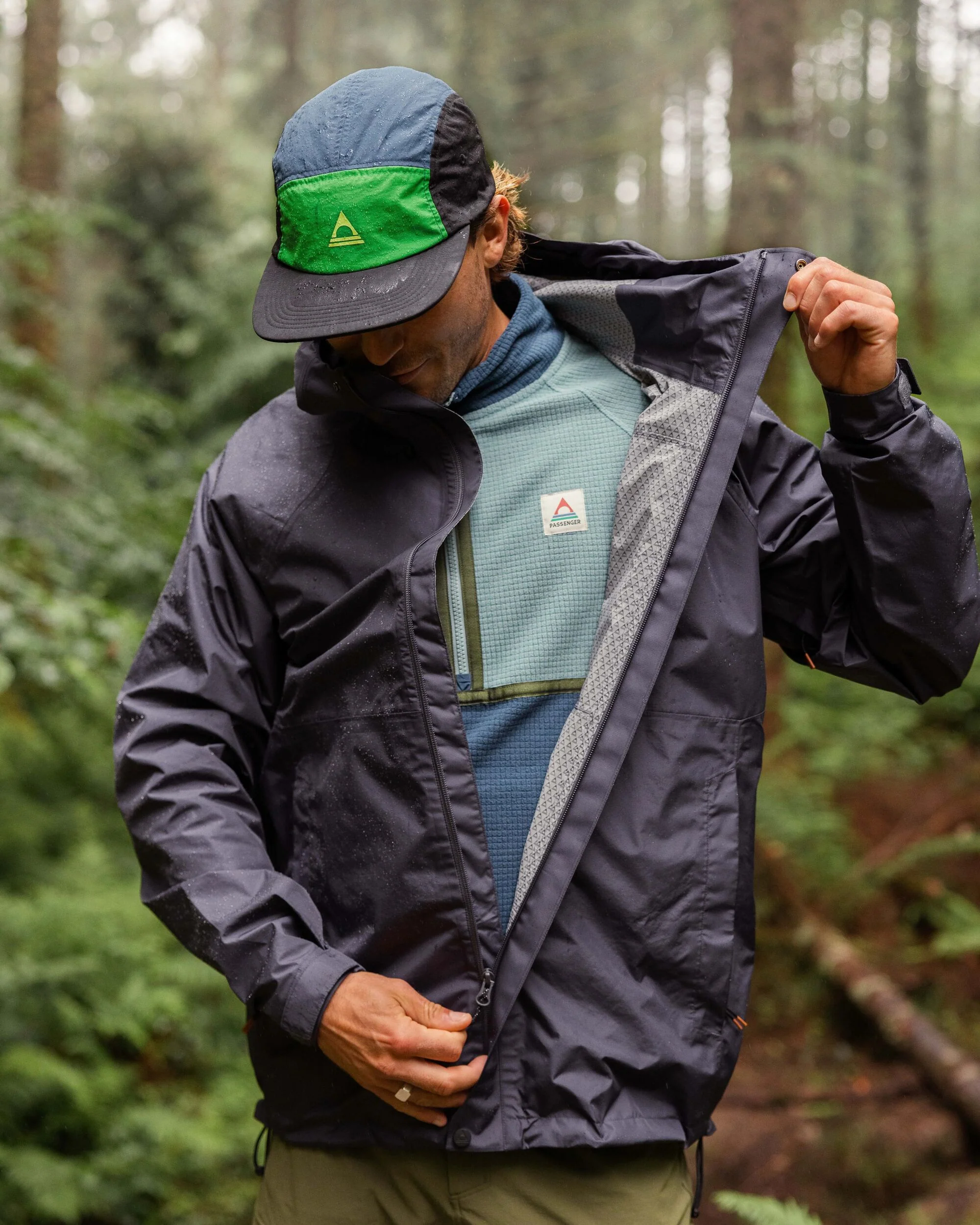 Trailscape Men's Waterproof Jacket - Charcoal - Image 4