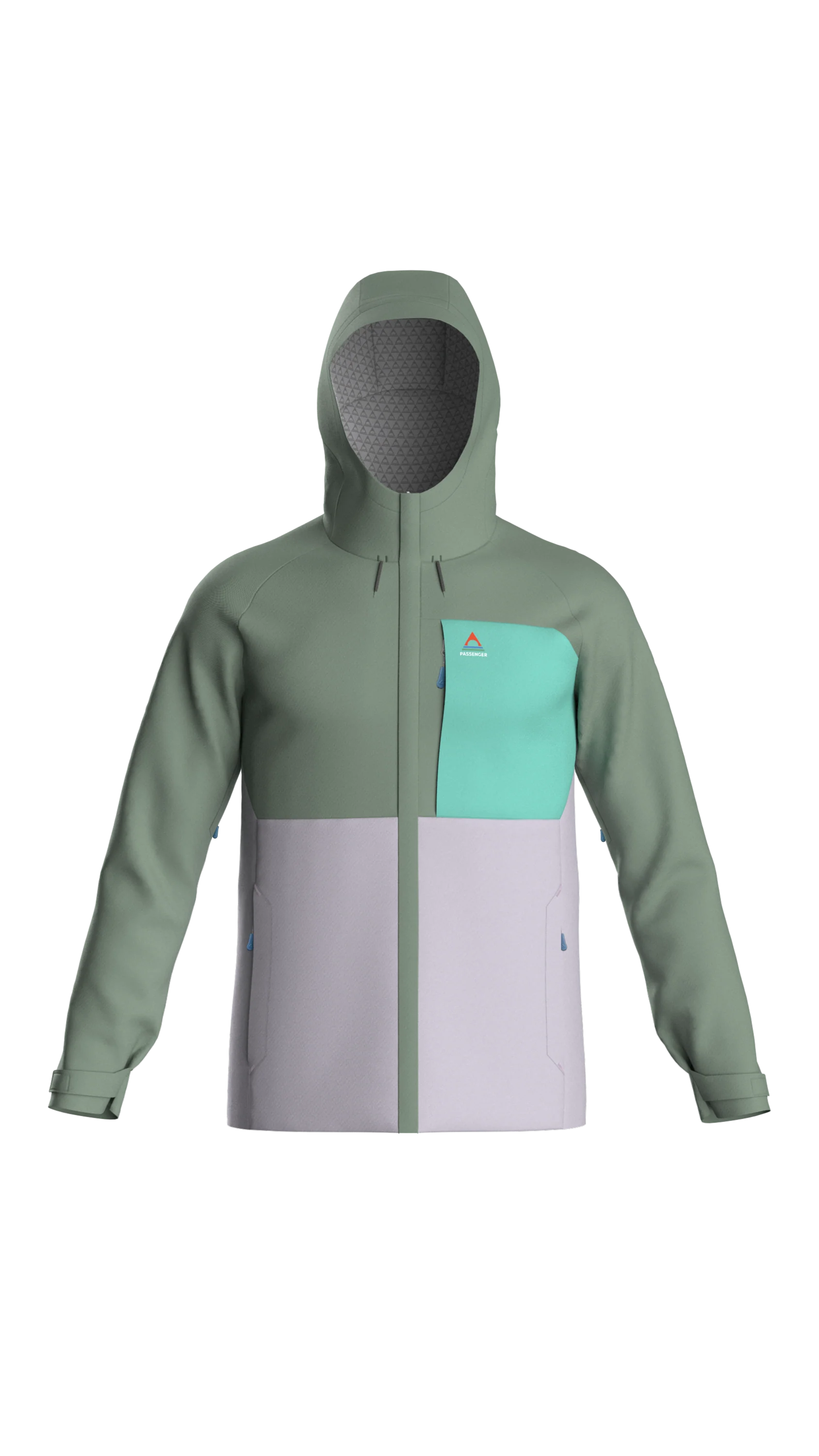Trailscape Women's Waterproof Jacket - Pistachio/Lilac Mist/Aqua - Image 13