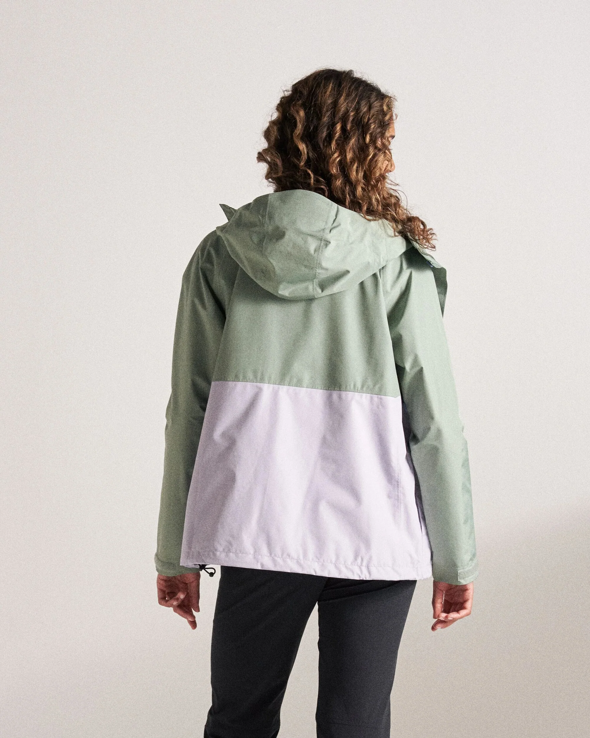 Trailscape Women's Waterproof Jacket - Pistachio/Lilac Mist/Aqua - Image 3
