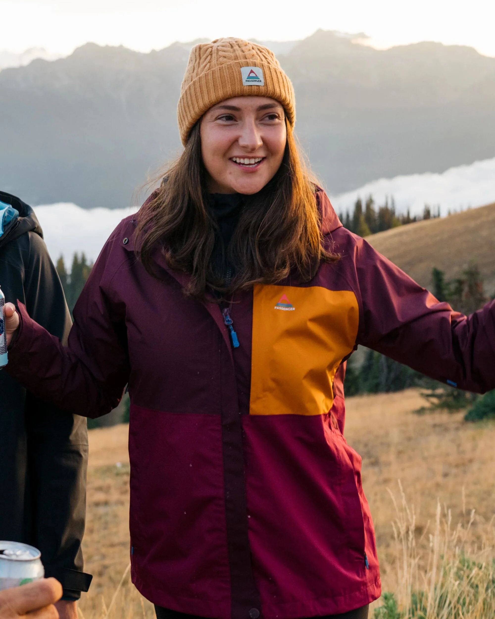 Trailscape Women's Waterproof Jacket - Fig/Wild Berry - Image 3
