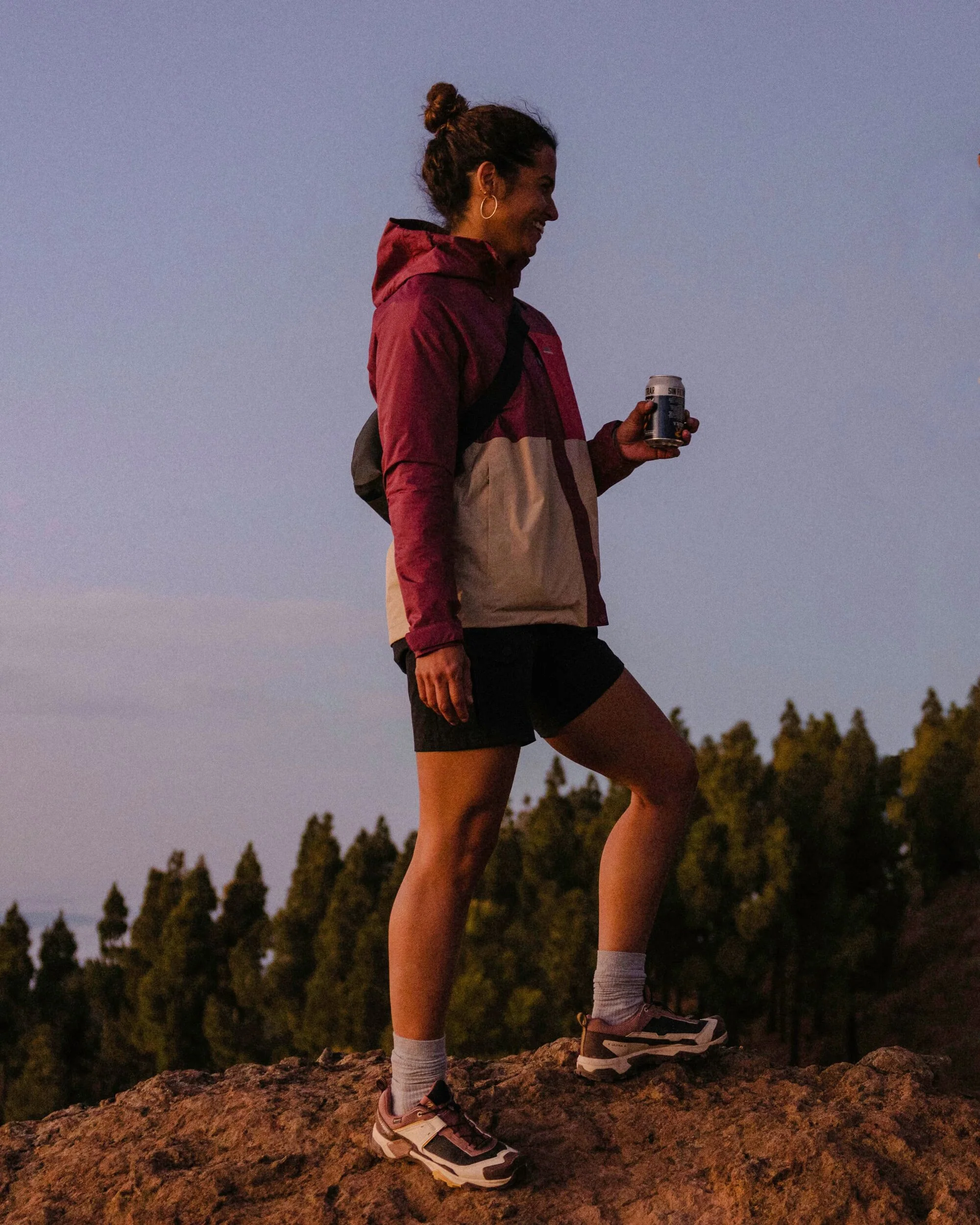 Trailscape Women's Waterproof Jacket - Maroon/Stone - Image 3