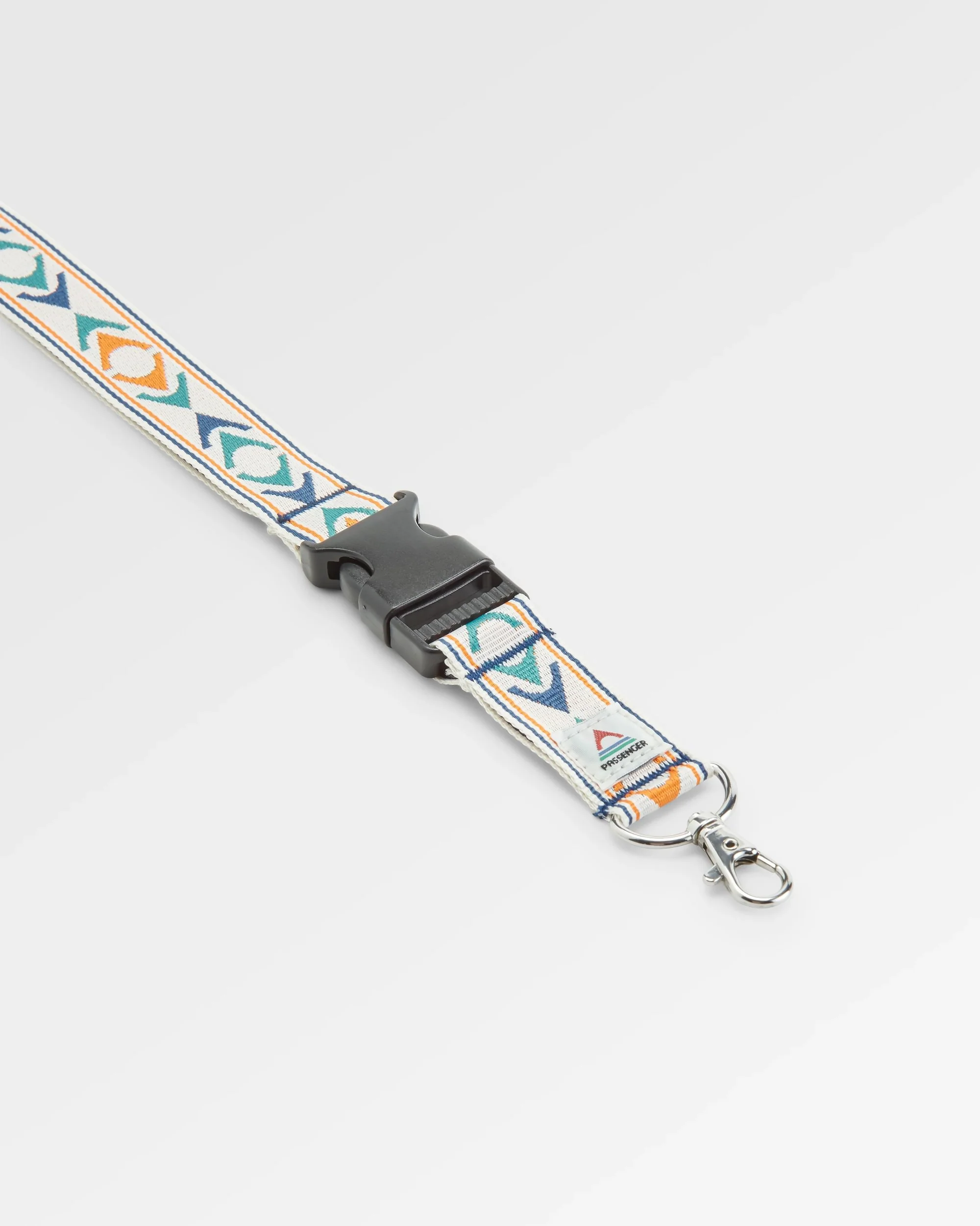 Travel Lanyard - Stepping Stone - Sunrise Orange/Birch - Image 5