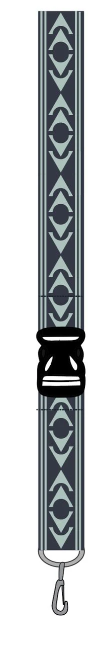 Travel Lanyard - Stepping Stone - Surf Spray/Charcoal - Image 7