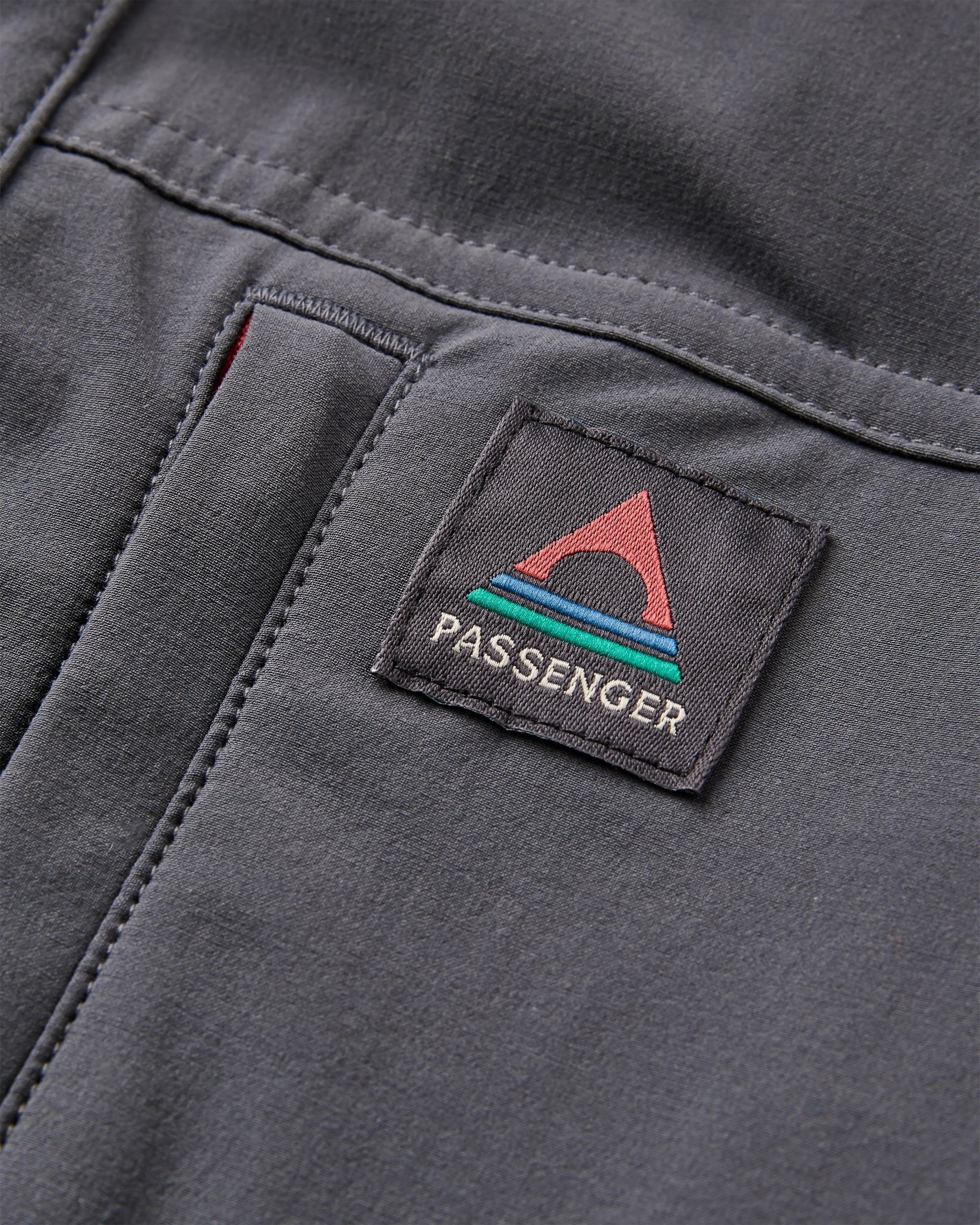 Traveller Short Sleeve Stretch Shirt - Charcoal - Image 2