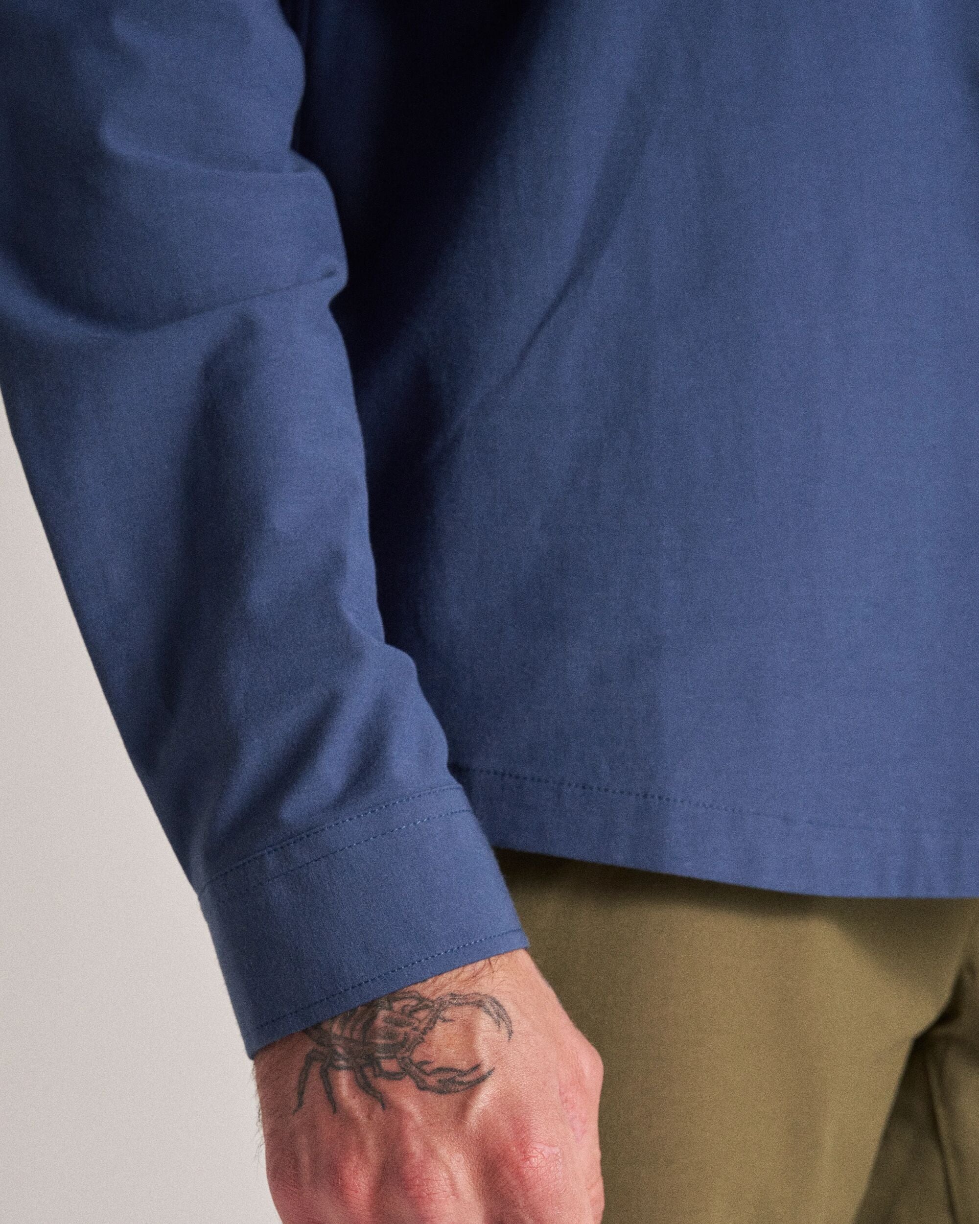 Traveller Stretch Shirt - Dark Denim - Image 6