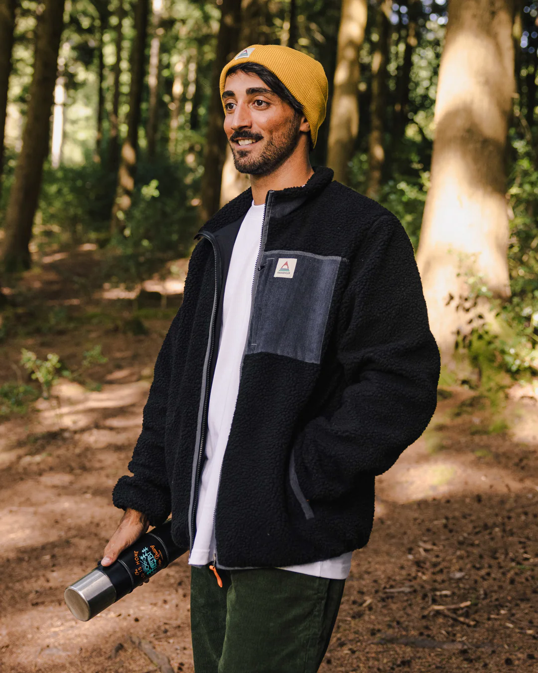 Trekker Deep-Pile Sherpa Fleece - Black - Image 3