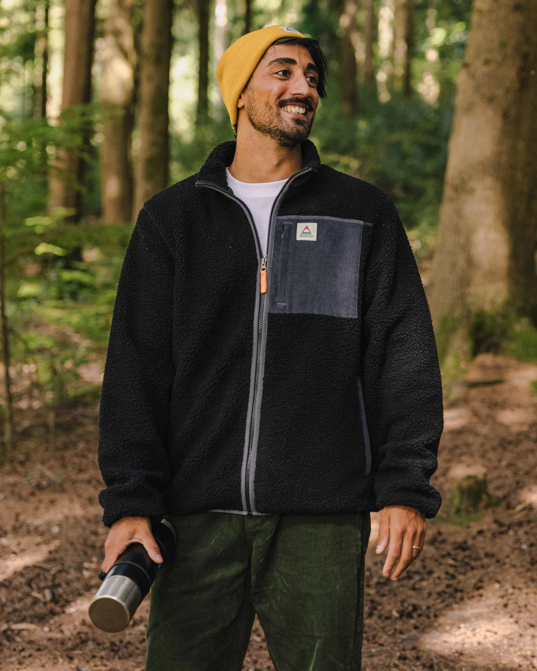 Trekker Deep-Pile Sherpa Fleece - Black - Image 4