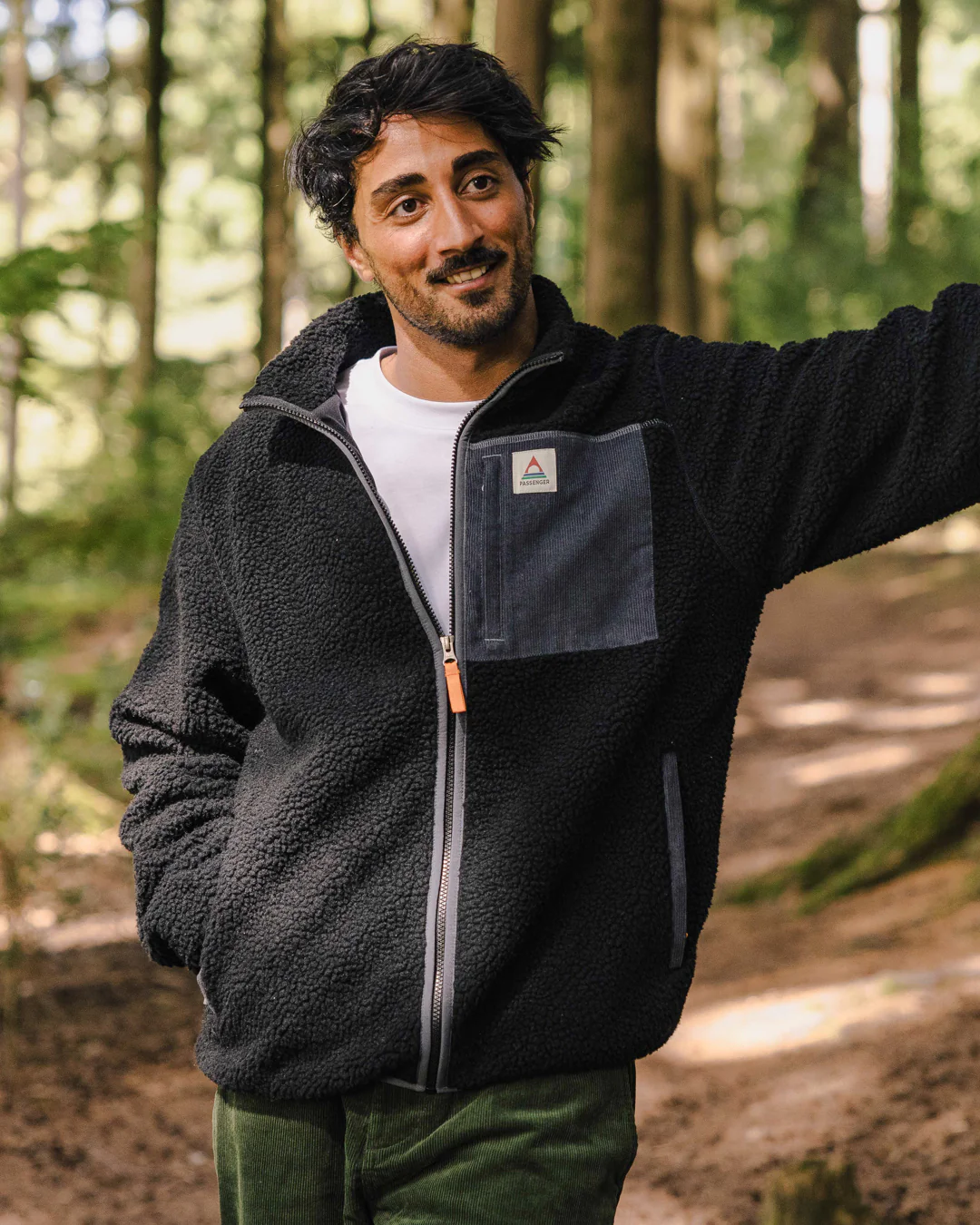 Trekker Deep-Pile Sherpa Fleece - Black - Image 6