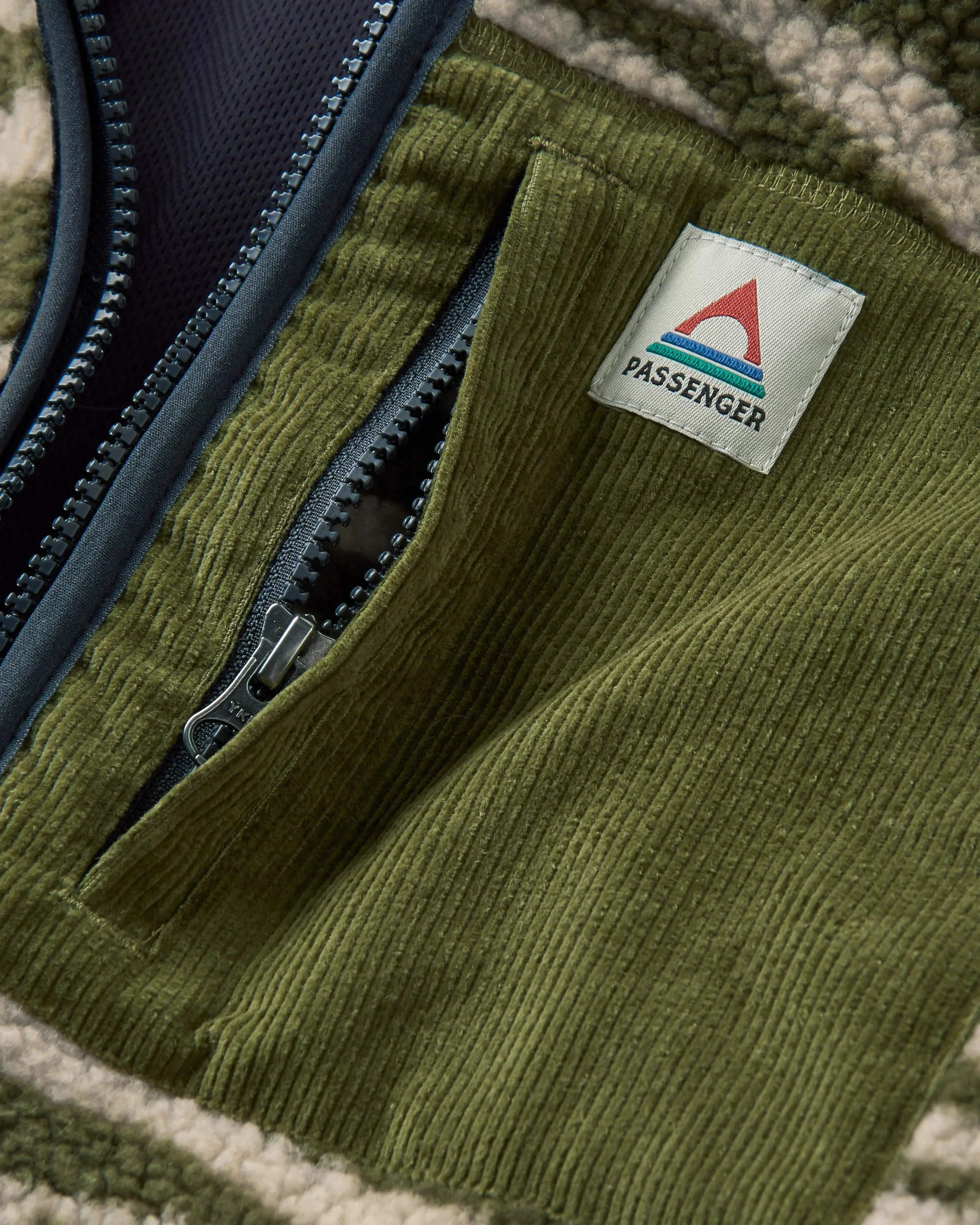 Trekker Deep-Pile Sherpa Fleece - Strata Khaki - Image 7