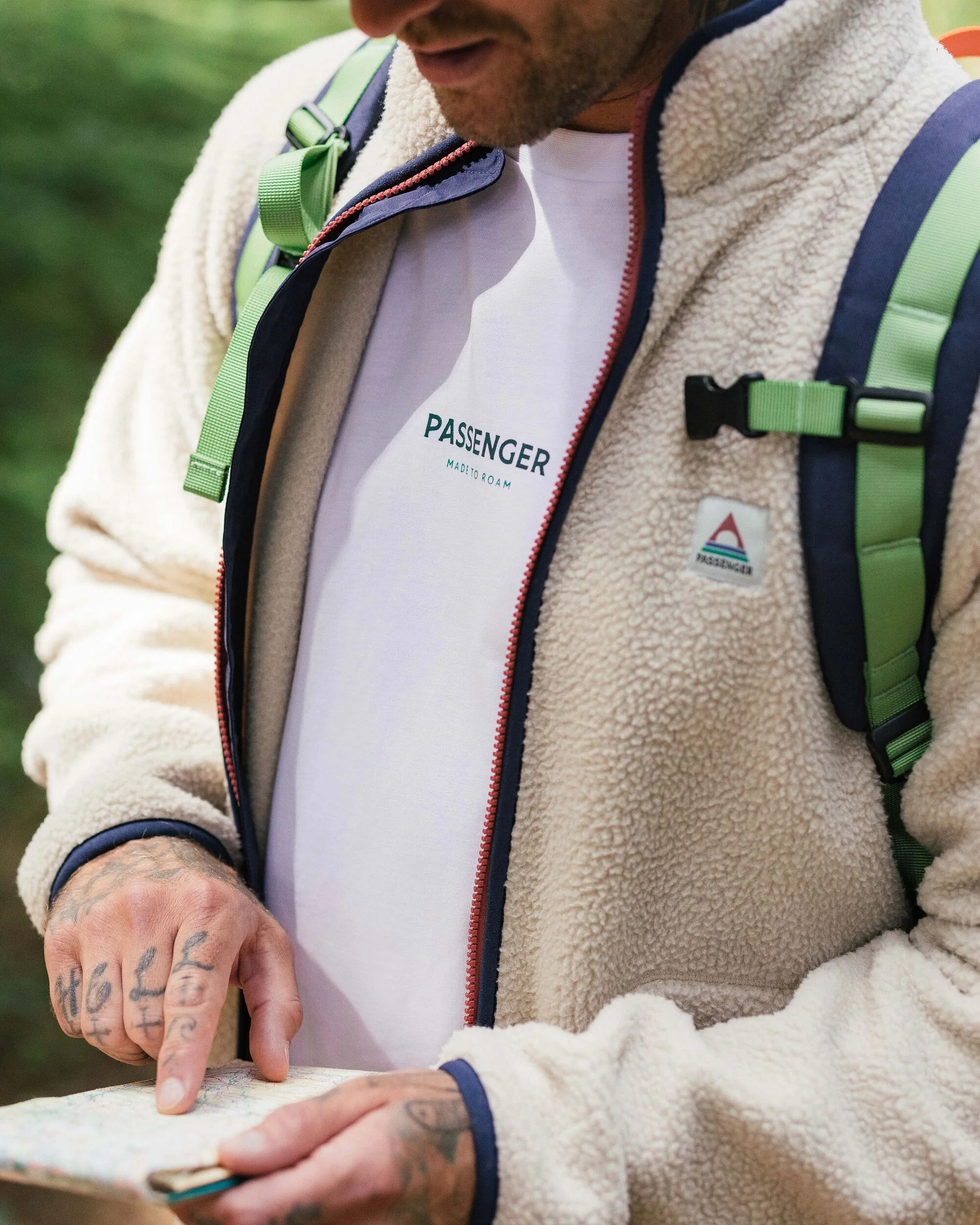 Tripper 2.0 Full Zip Sherpa Fleece - Oatmeal - Image 3
