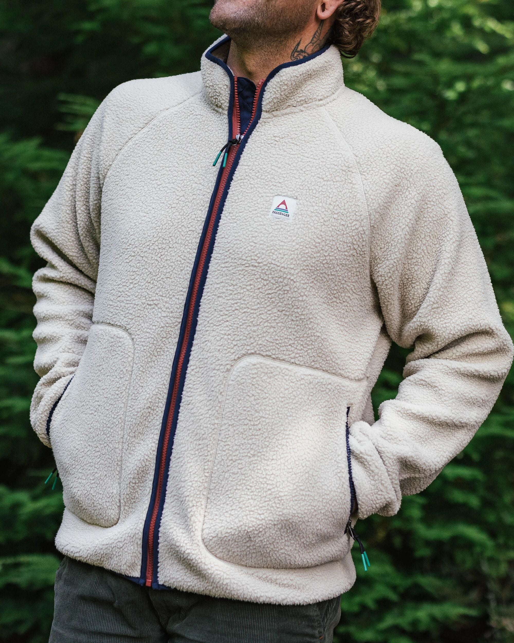 Tripper 2.0 Full Zip Sherpa Fleece - Oatmeal - Image 5