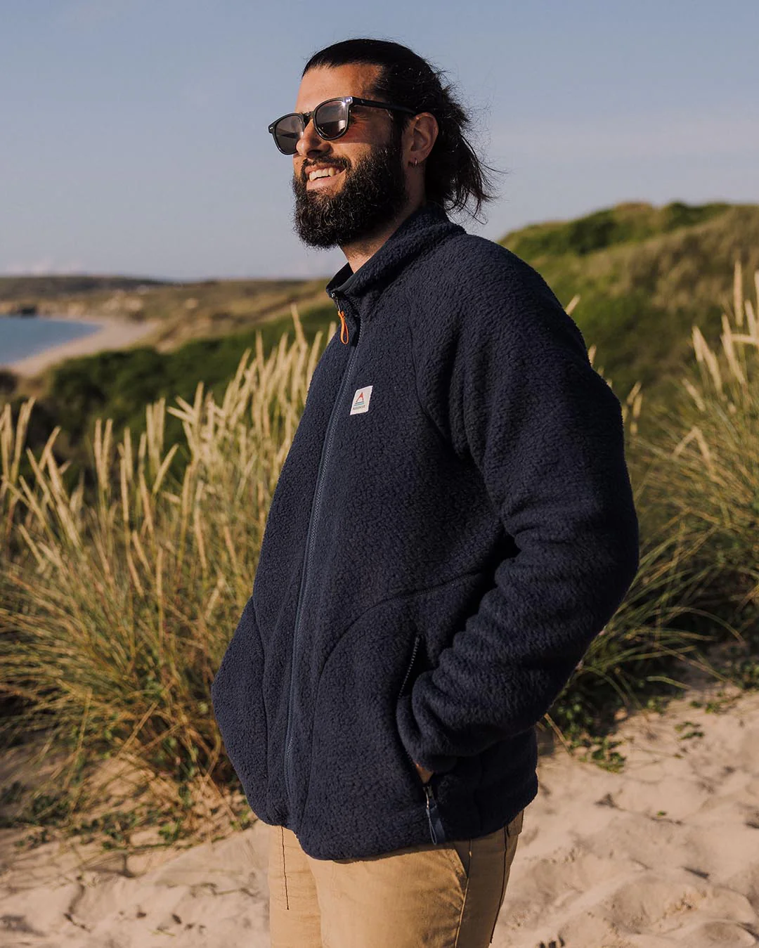Tripper Full Zip Sherpa Fleece - Navy - Image 3