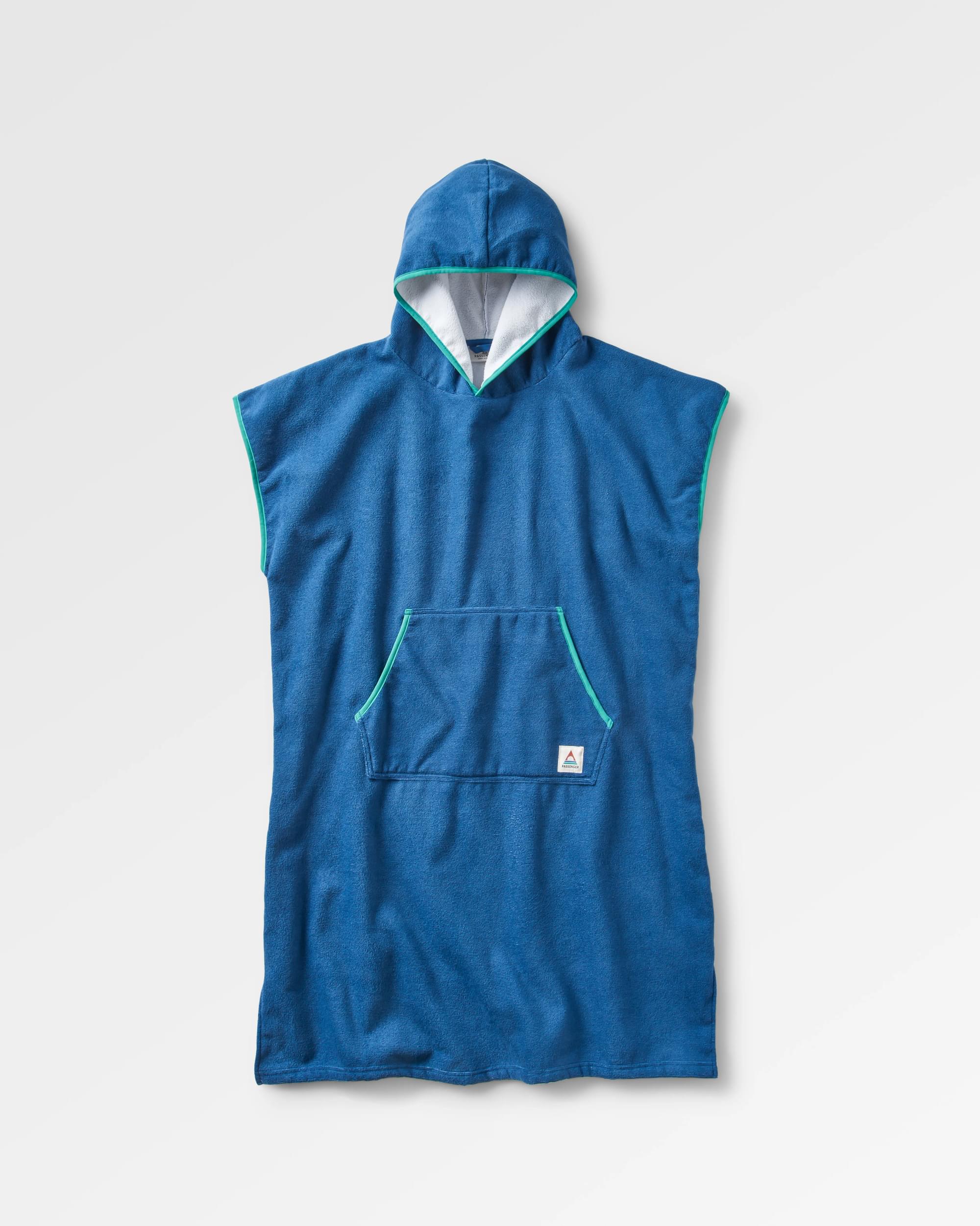 Tulum Towel Poncho - Dark Denim - Image 2